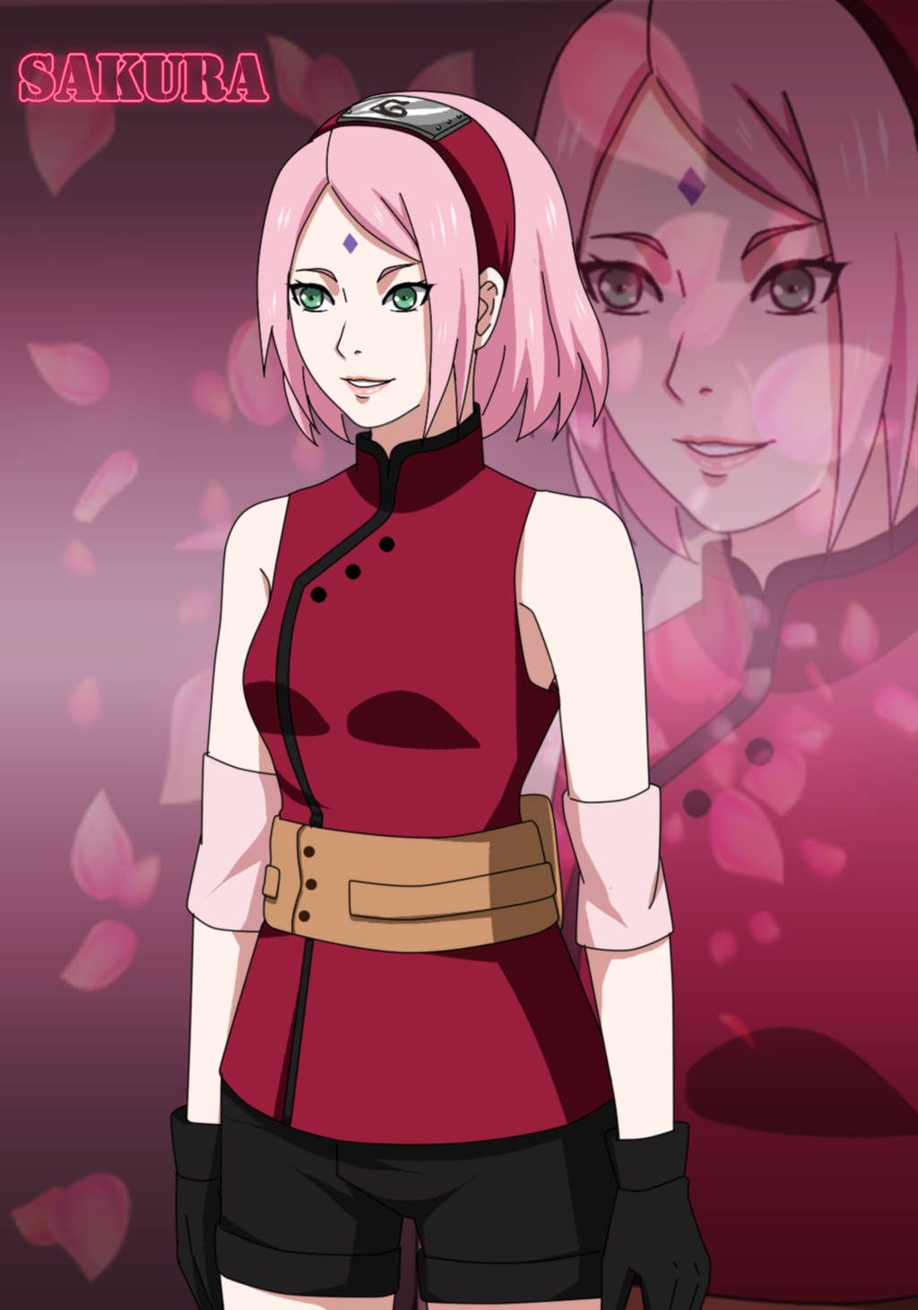 Naruto Anime Haruno Sakura Poster Background