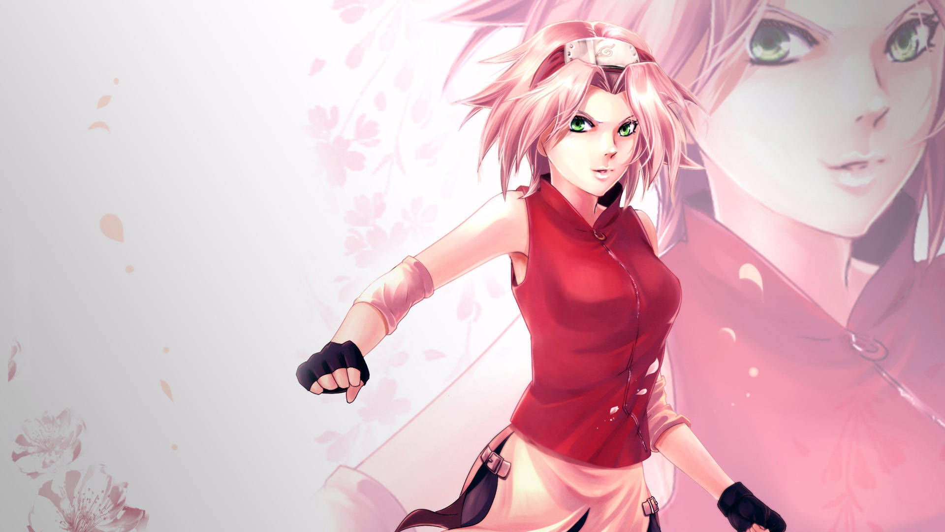 Naruto Anime Sakura Angry Face Background