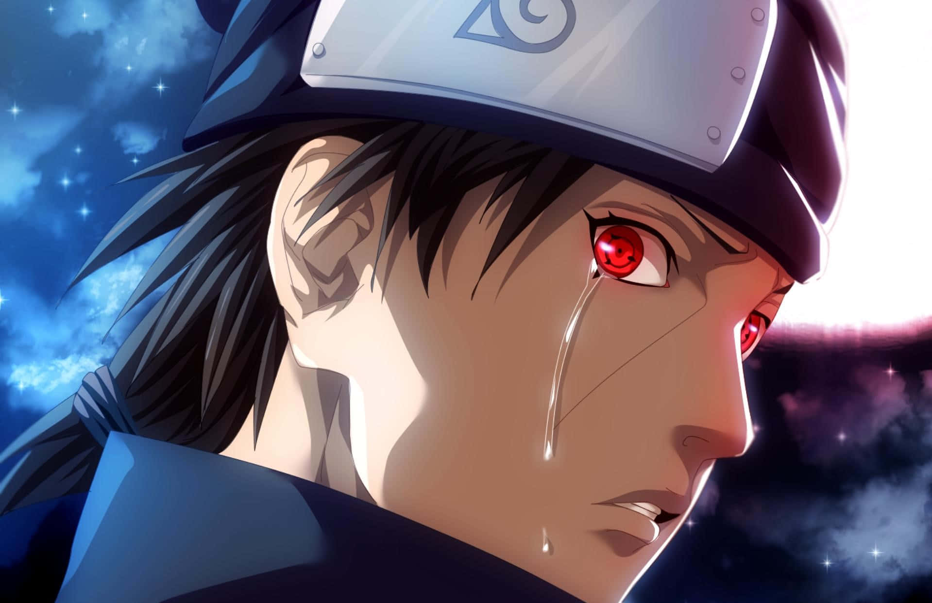 Naruto Anime Uchiha Itachi Crying Background