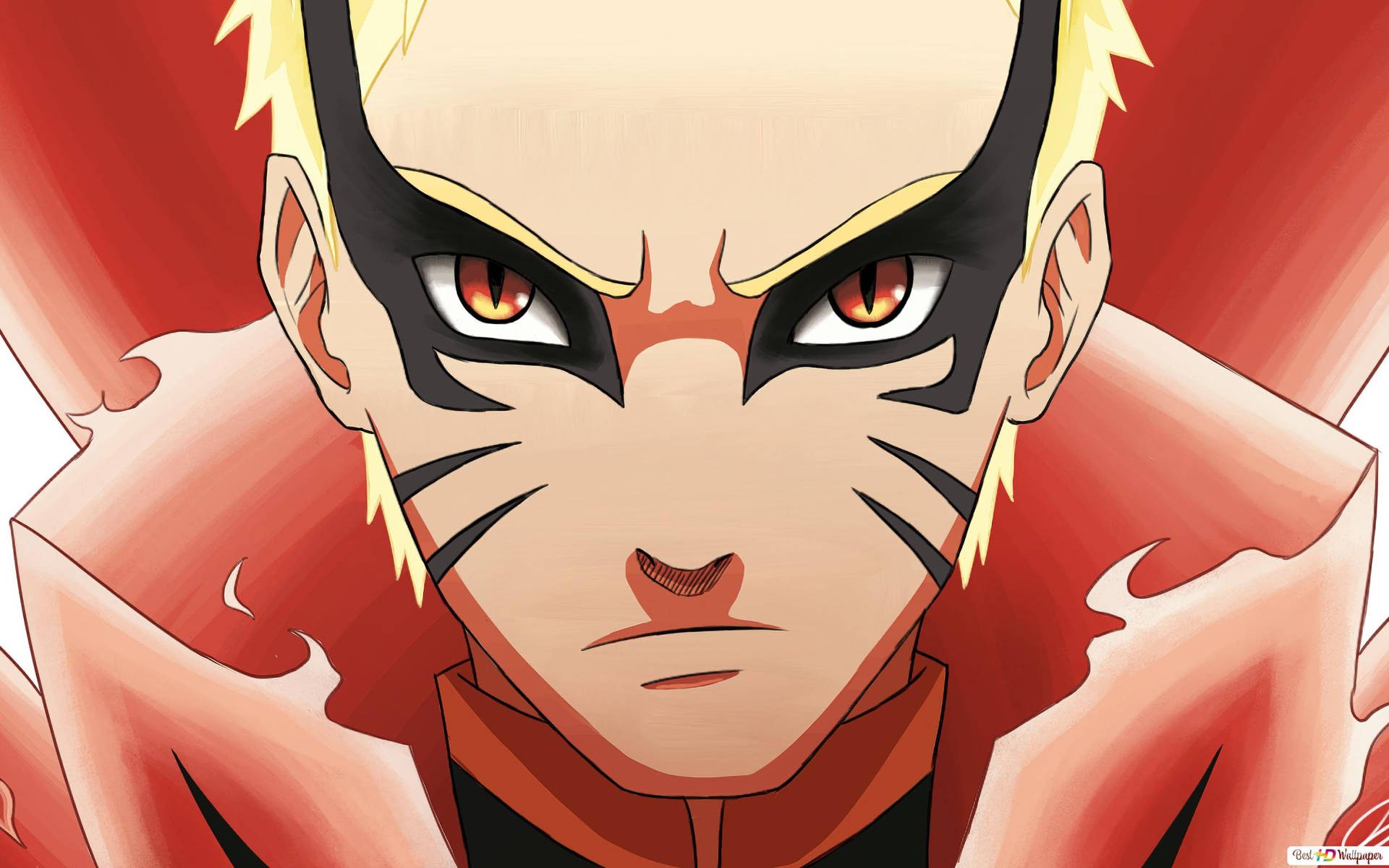 Naruto Baryon Mode Graphic Art