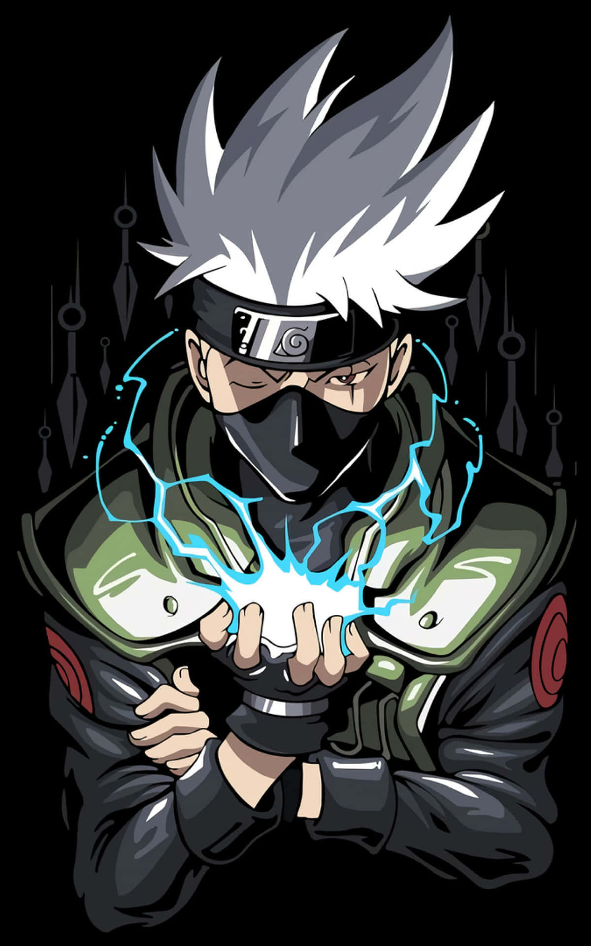 Naruto_ Character_ Electric_ Chakra_ Art Background