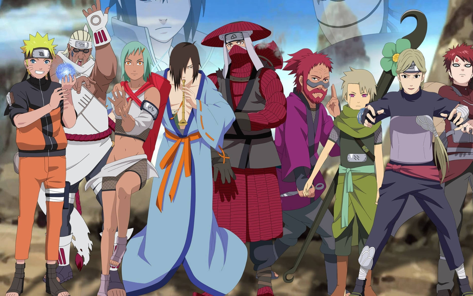 Naruto Characters 9 Jinchuriki Background