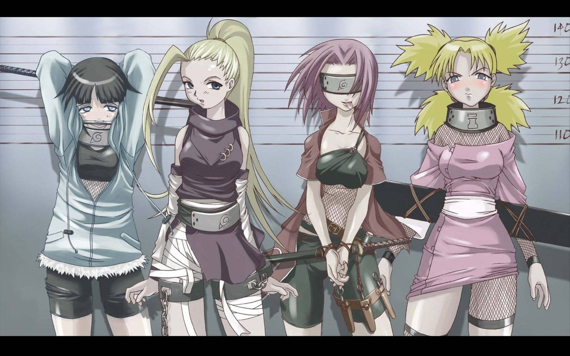 Naruto Characters Ninja Girls Background
