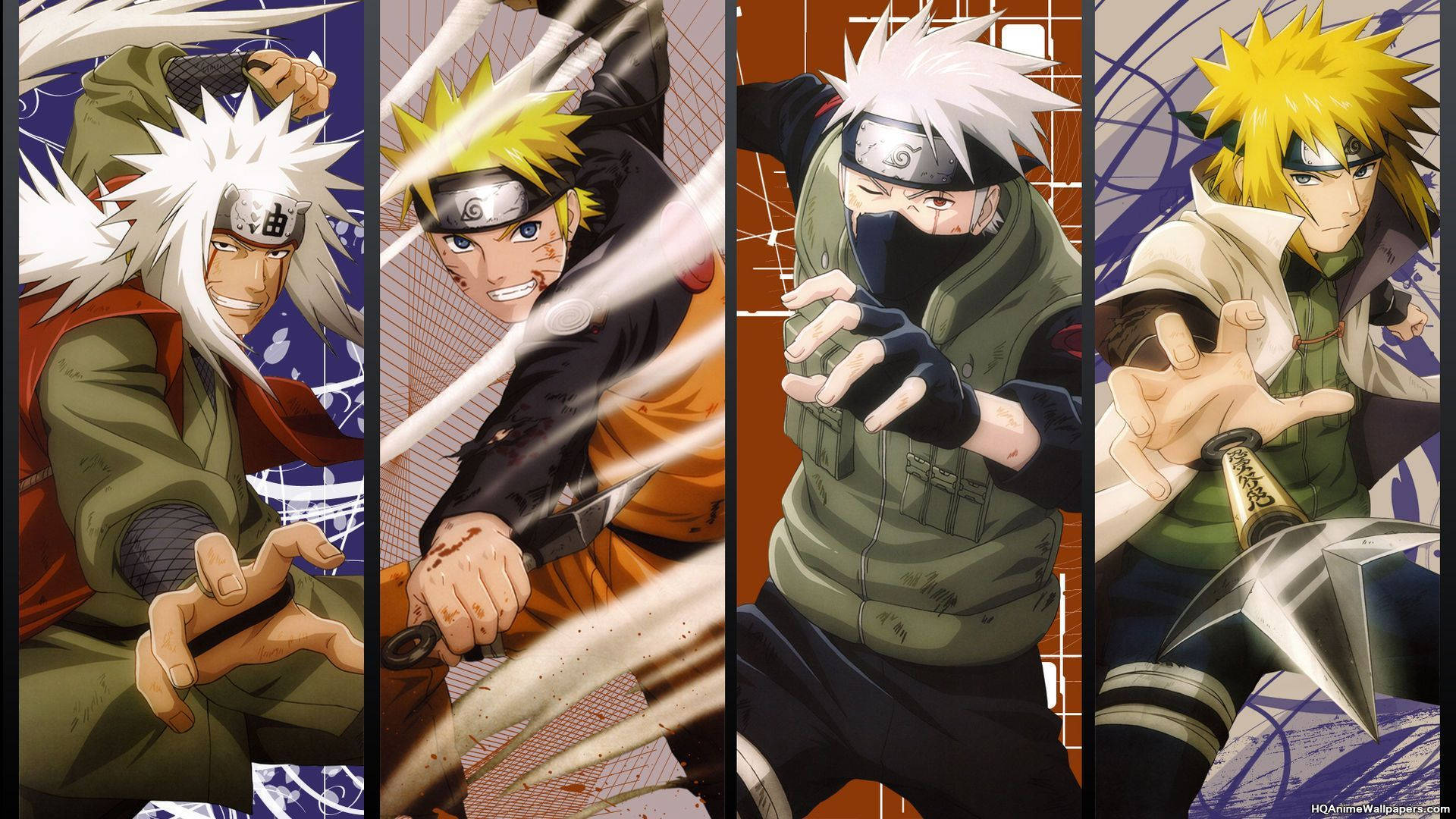 Naruto Characters Powerful Ninjas Background