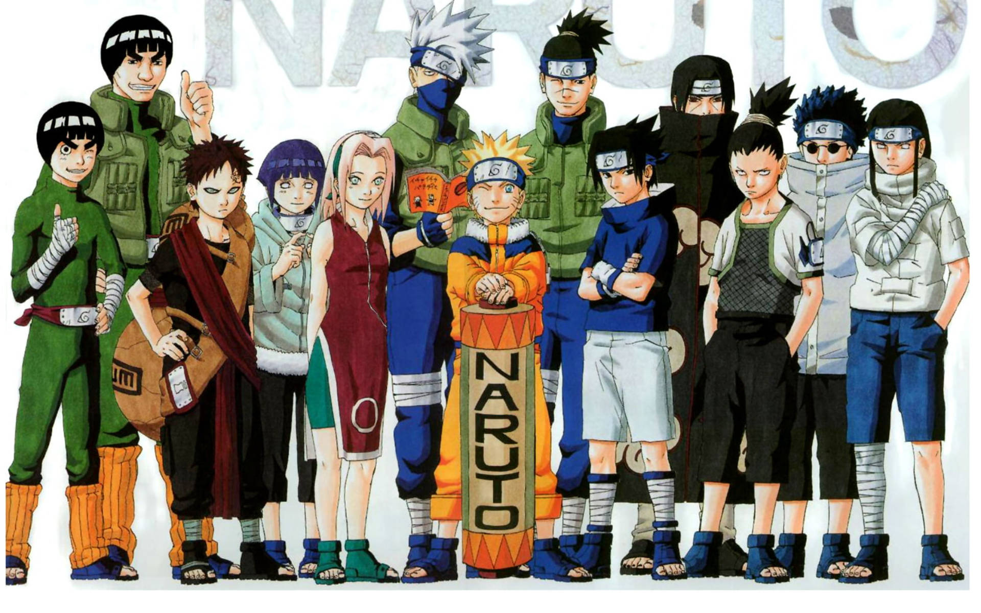 Naruto Characters Teachers And Students Background