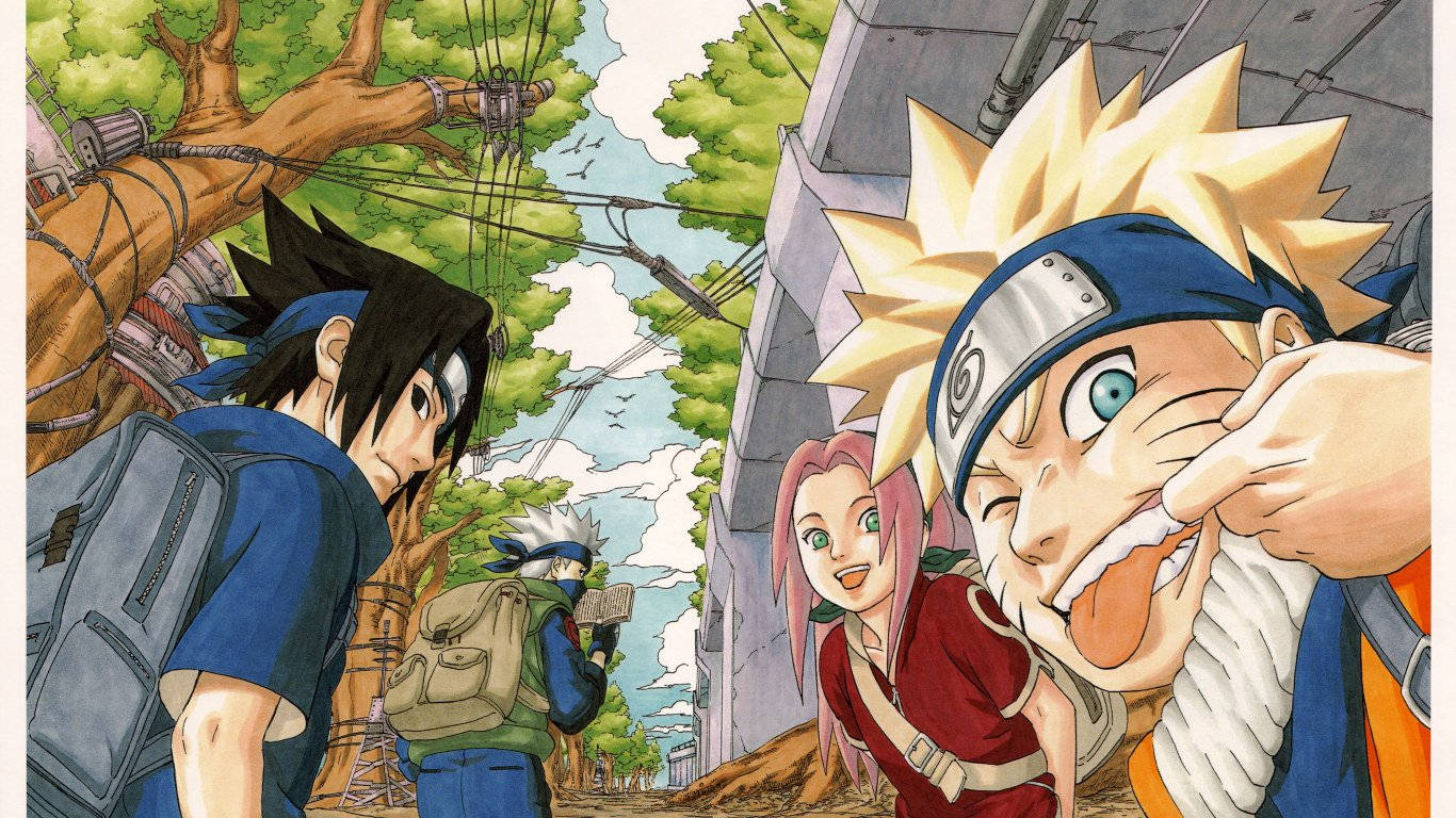Naruto Characters Team 7 Background