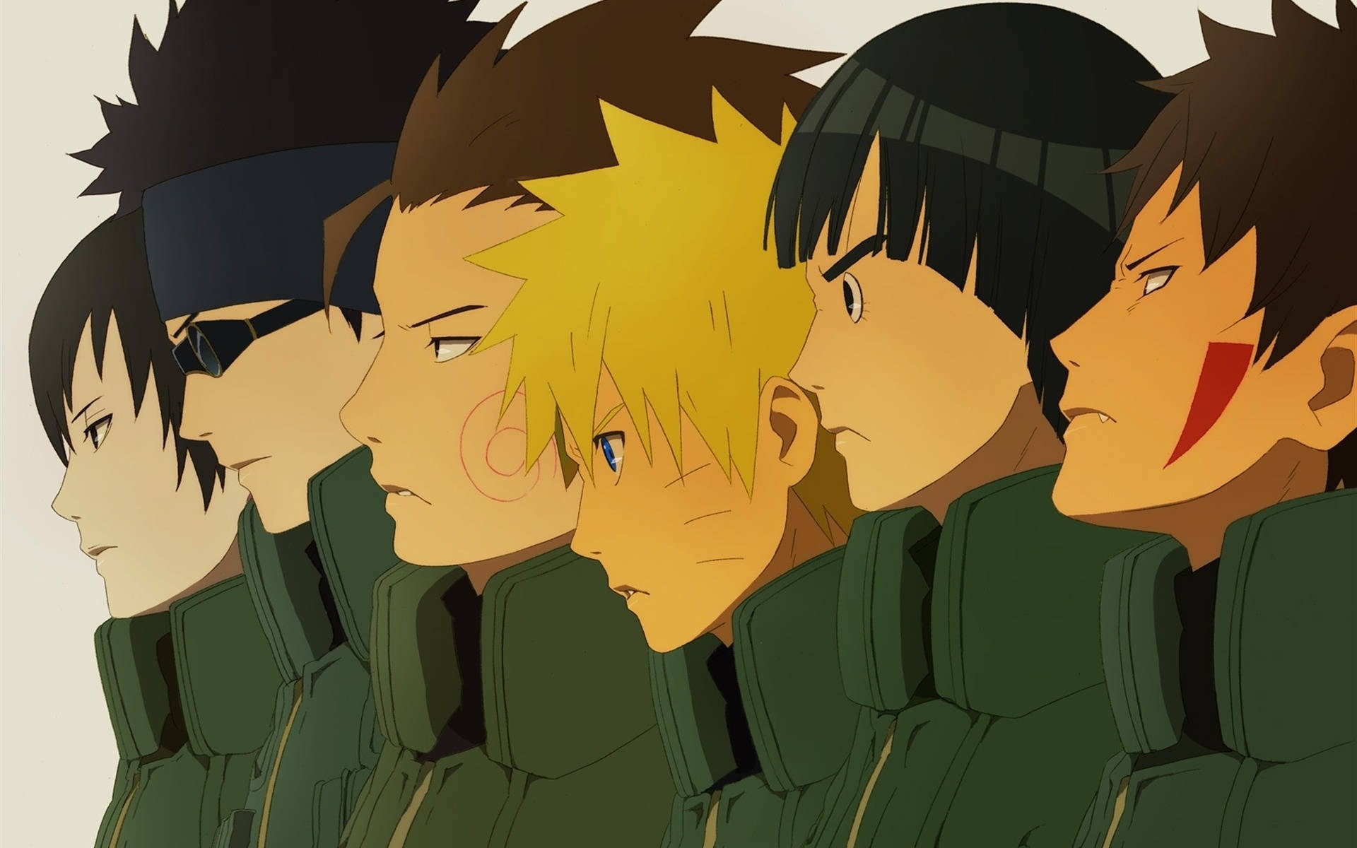 Naruto Characters Teen Ninjas Background