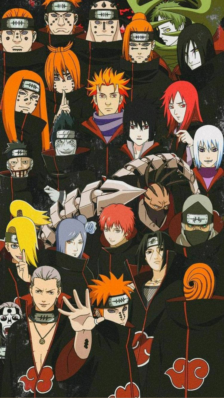 Naruto Characters With Itachi And Kisame Background