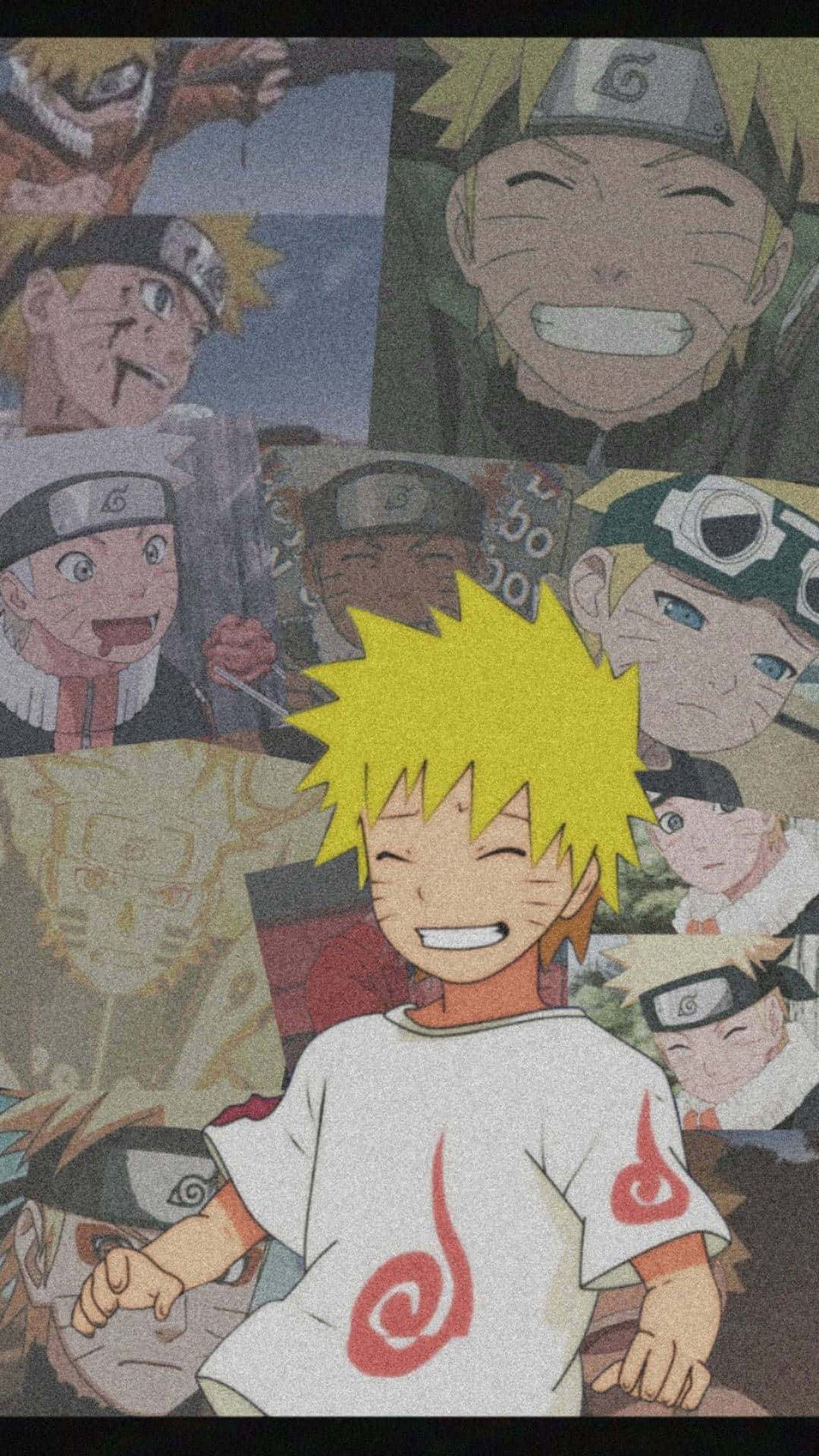 Naruto Collage Aesthetic Wallpaper Background