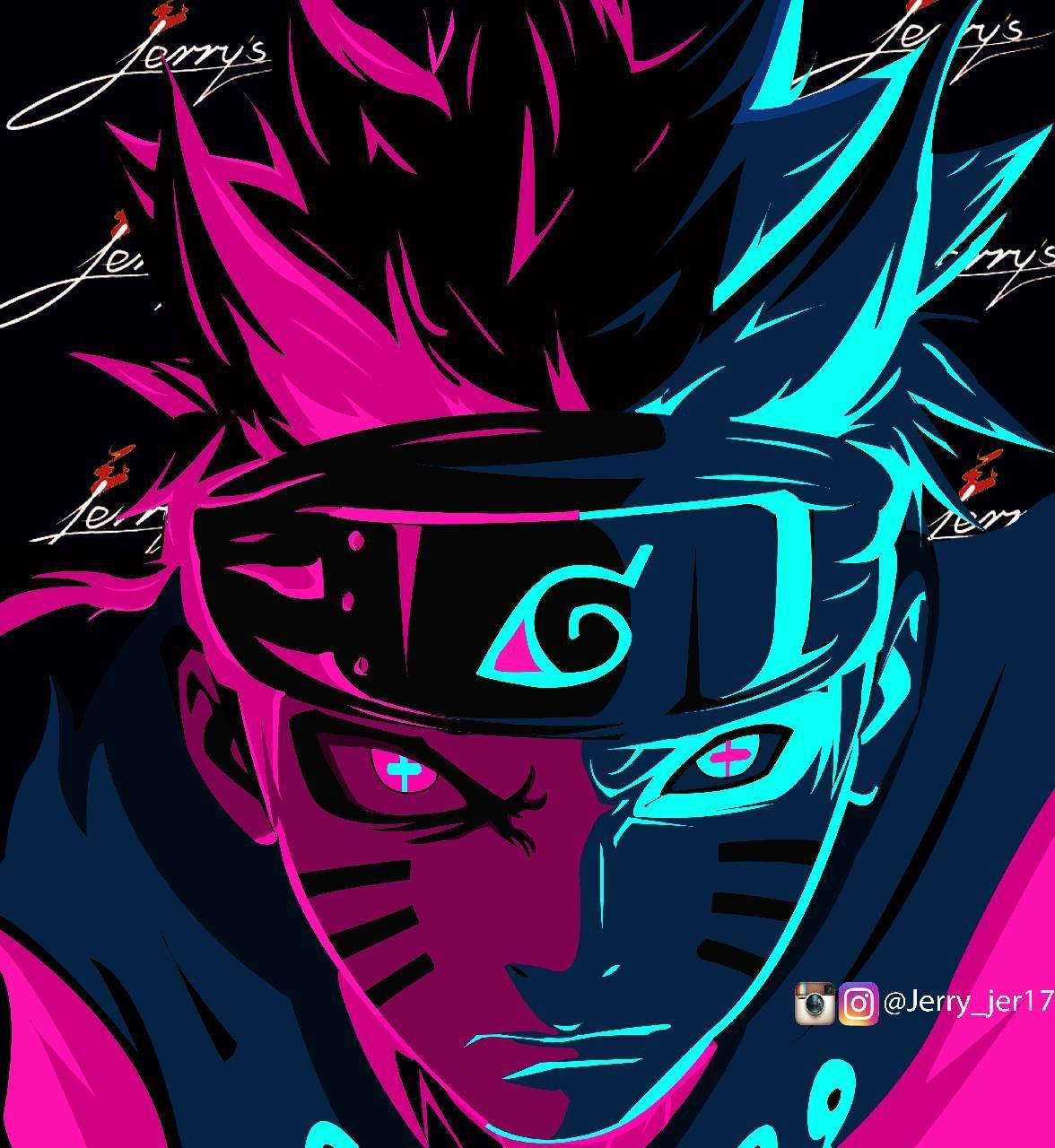 Naruto Cool Pfp Neon Fanart