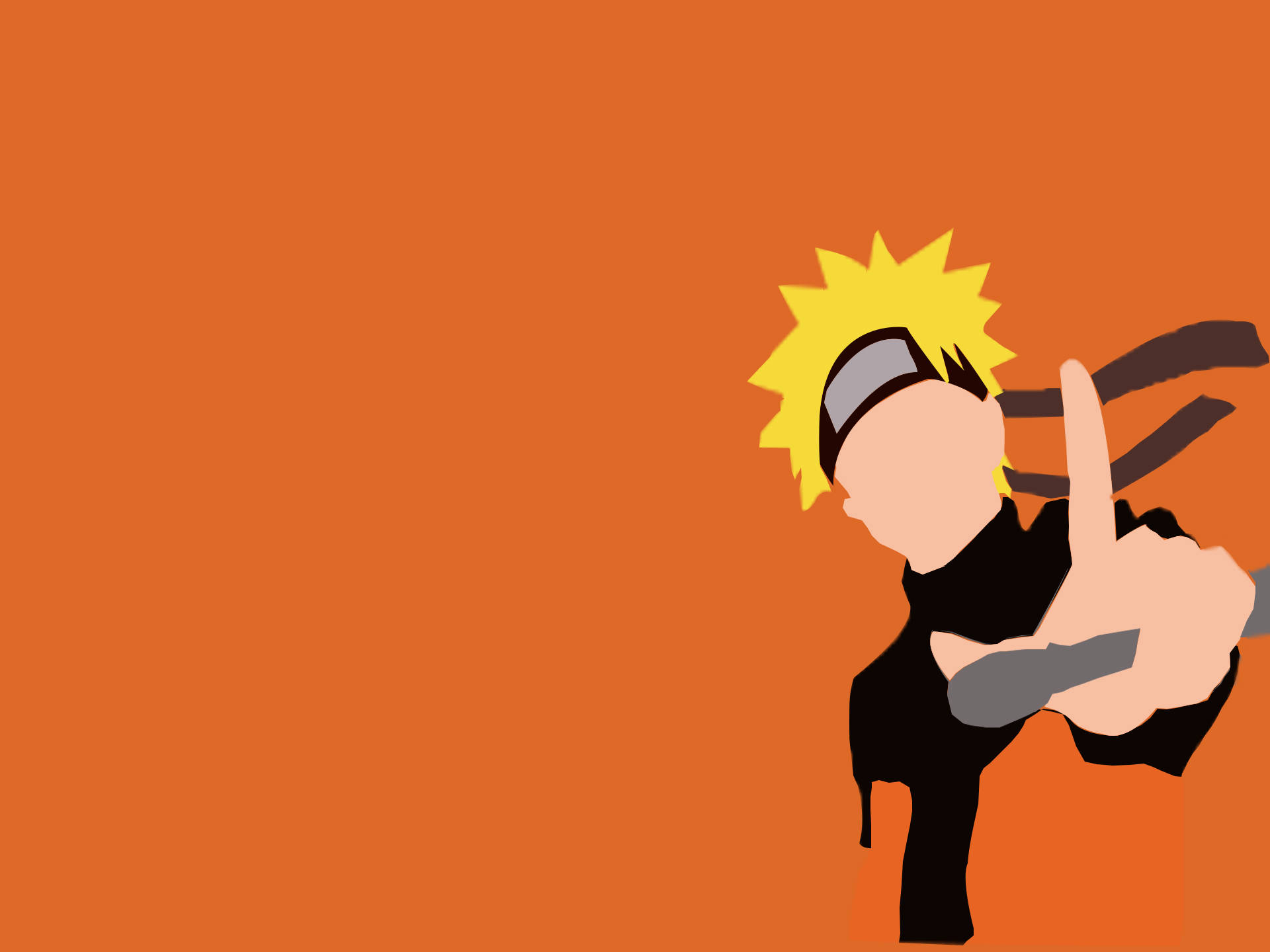 Naruto Digital Art Poster Background
