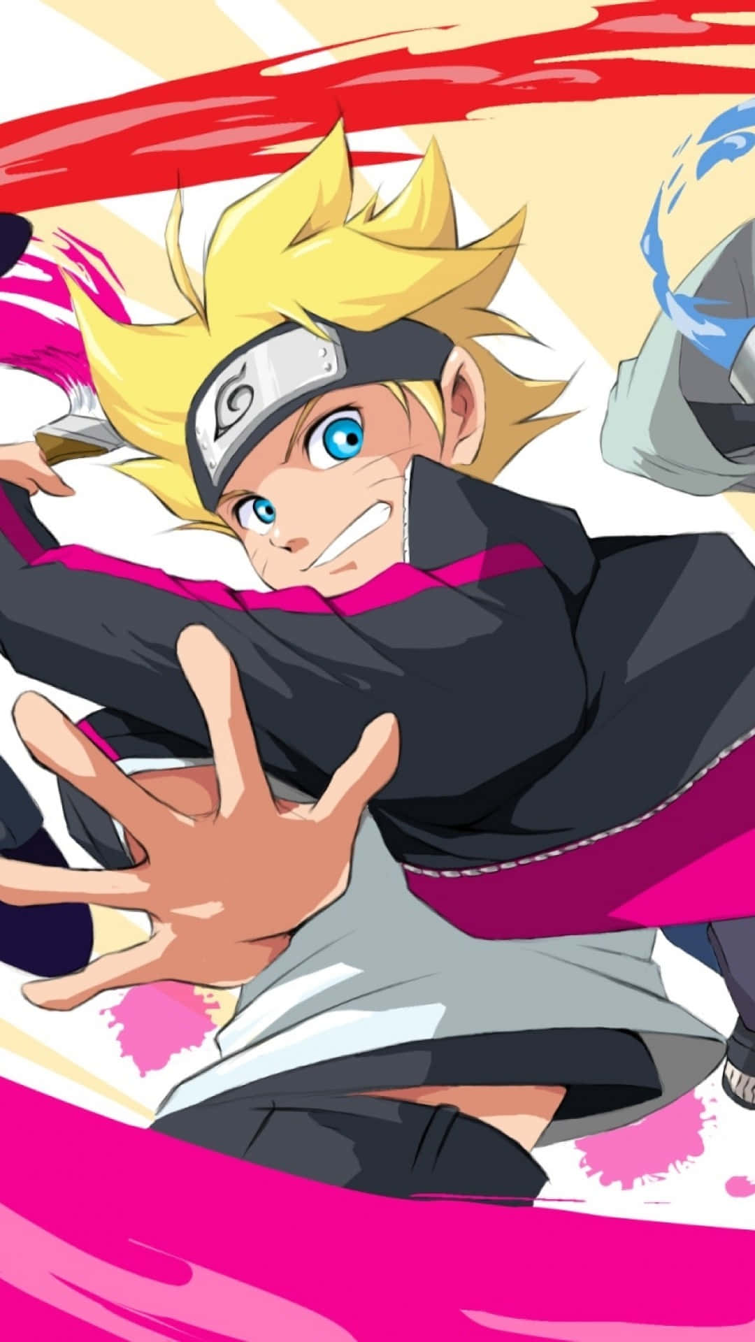 Naruto Dynamic Actioni Phone Wallpaper Background