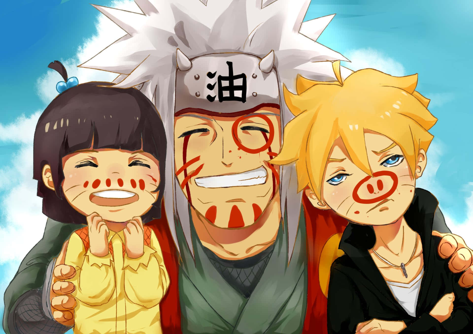 Naruto Family Fun Art Background