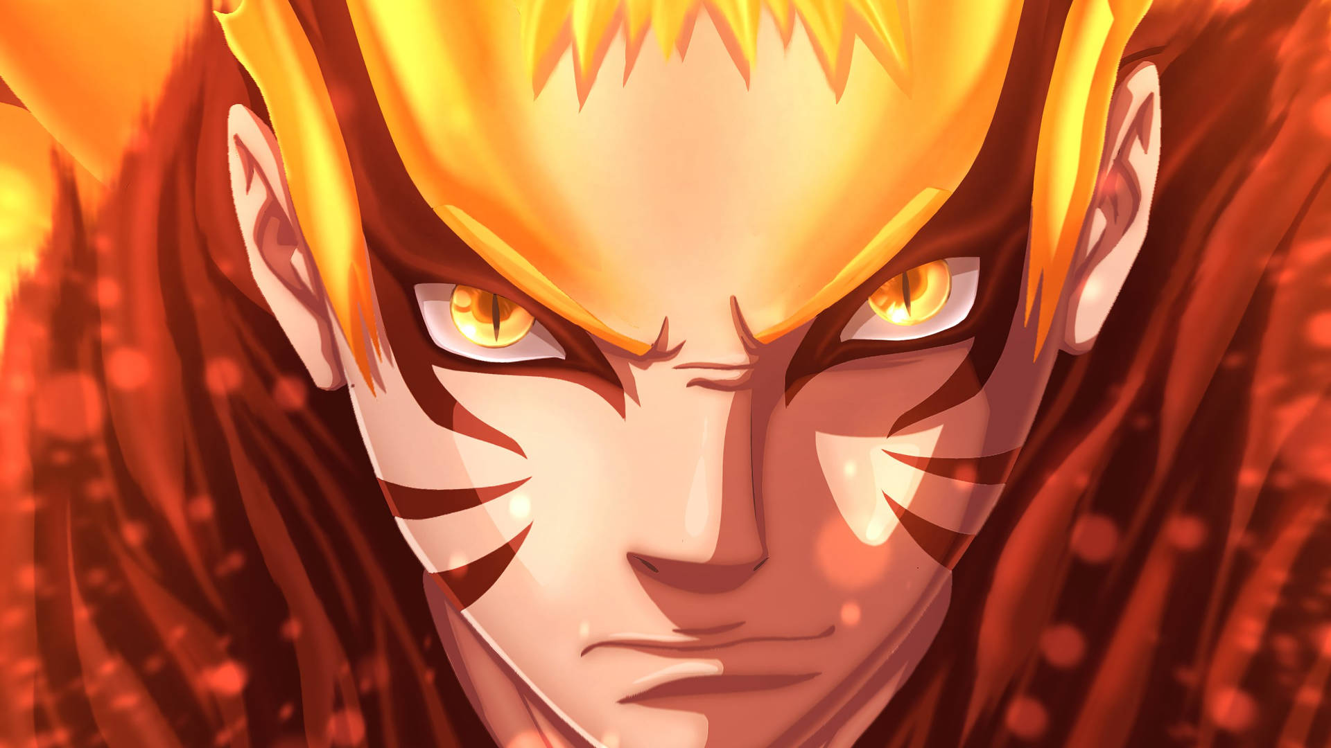 Naruto Fiery Eyes Baryon Mode