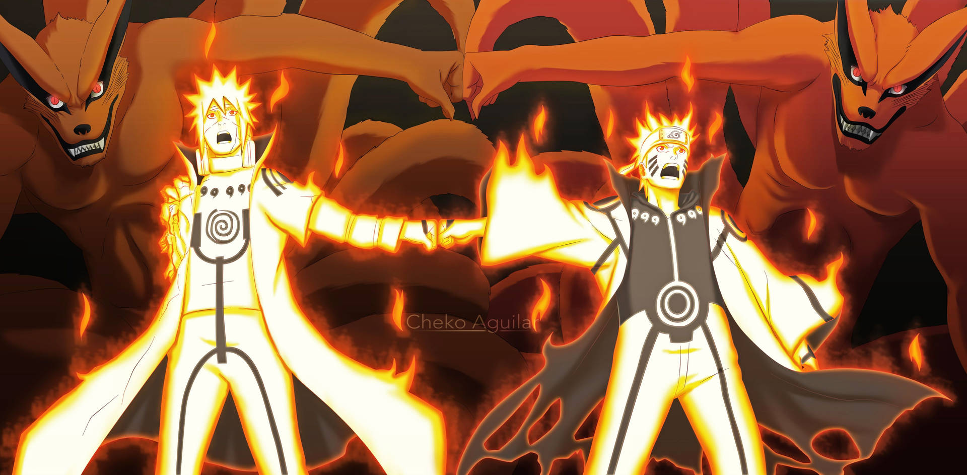 Naruto Final Duo Form Background