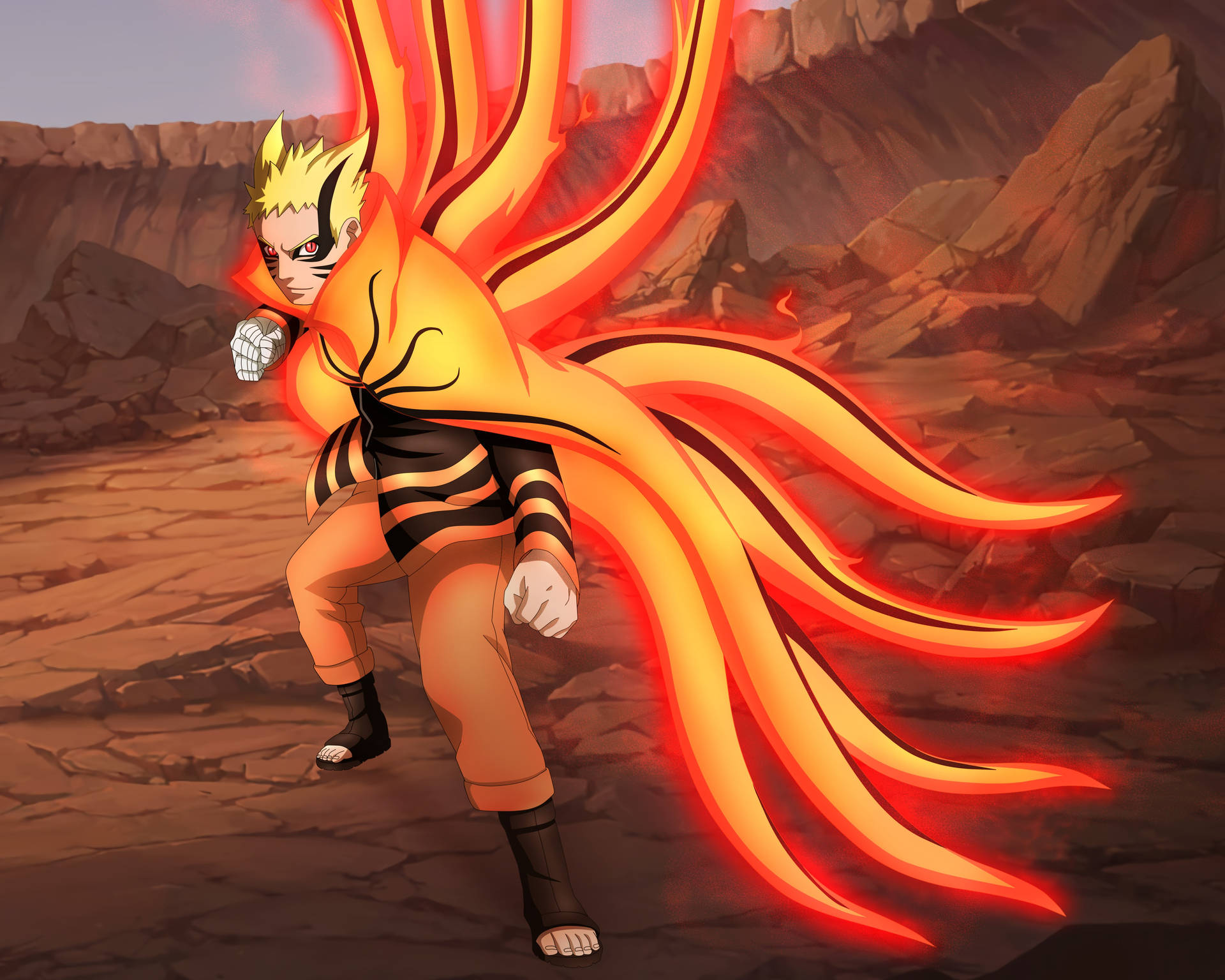 Naruto Final Form Nine-tail Mode Background