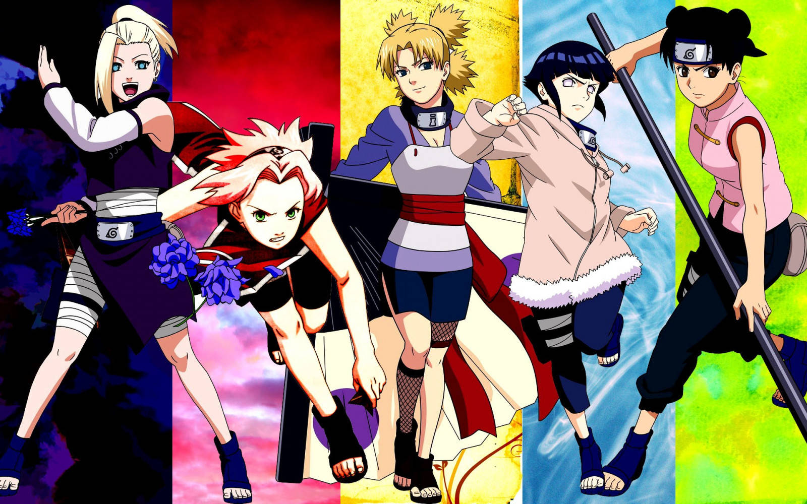 Naruto Girls Showcase Background