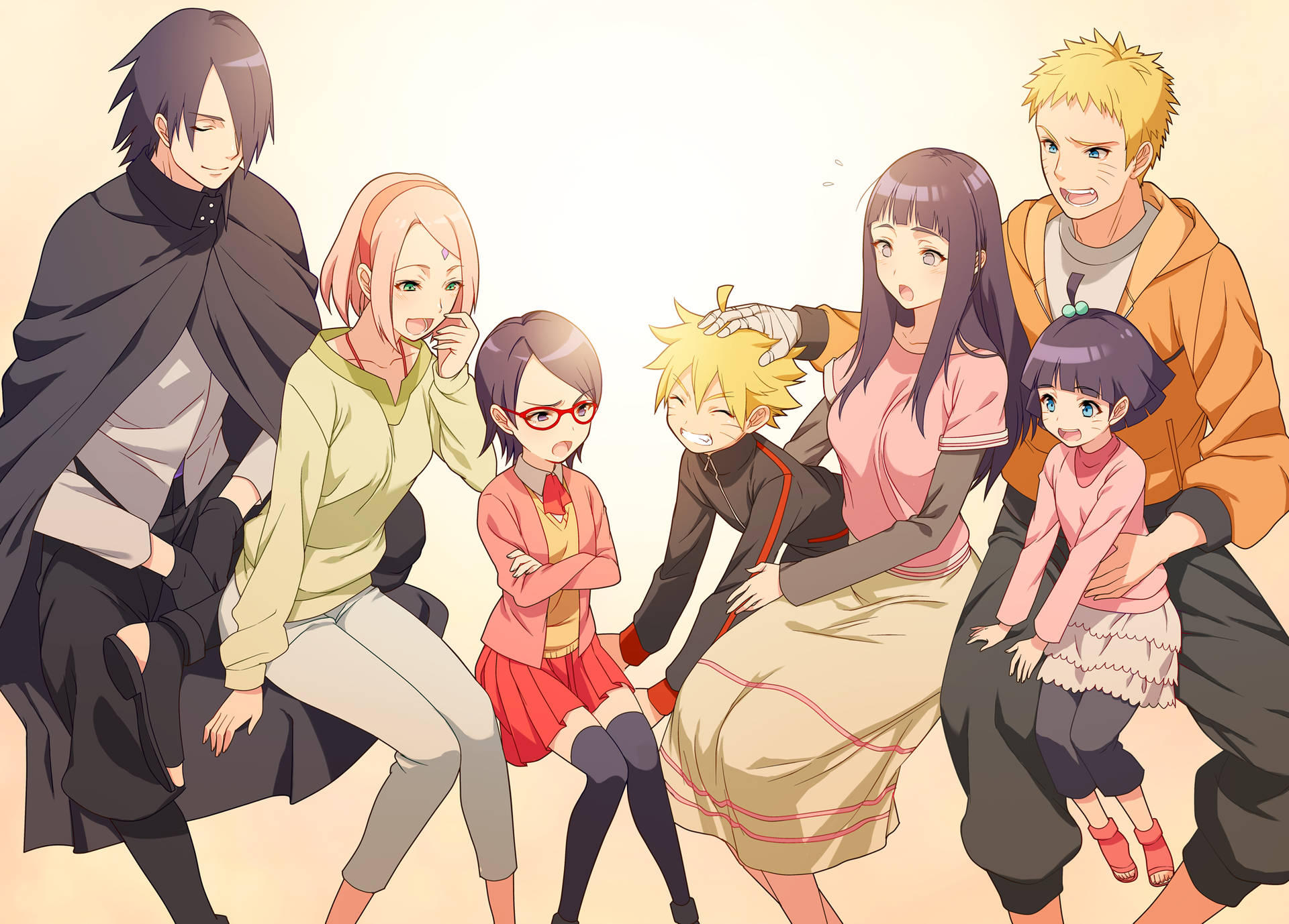 Naruto Girls With Family