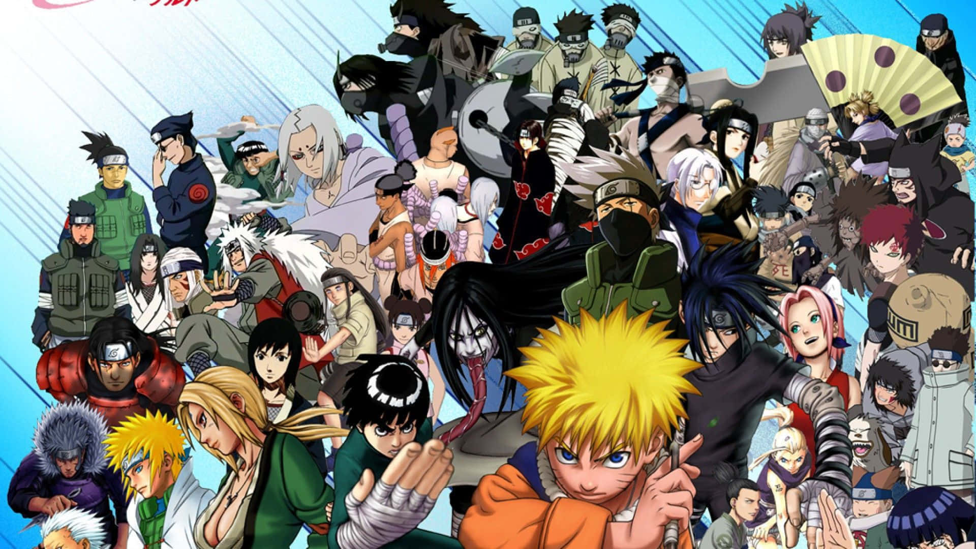 Naruto Group— United By A Common Quest Background