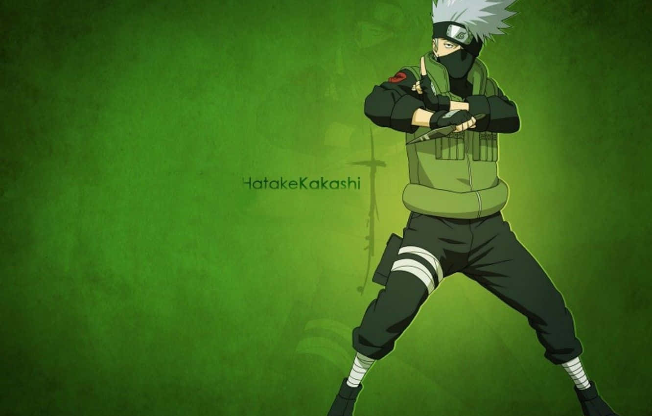 Naruto In All His Green Glory Background
