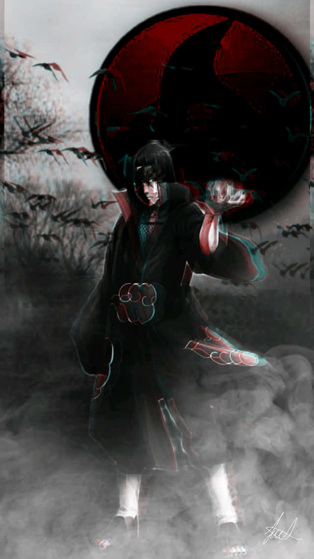 Naruto Itachi And His Sharingan Power Background