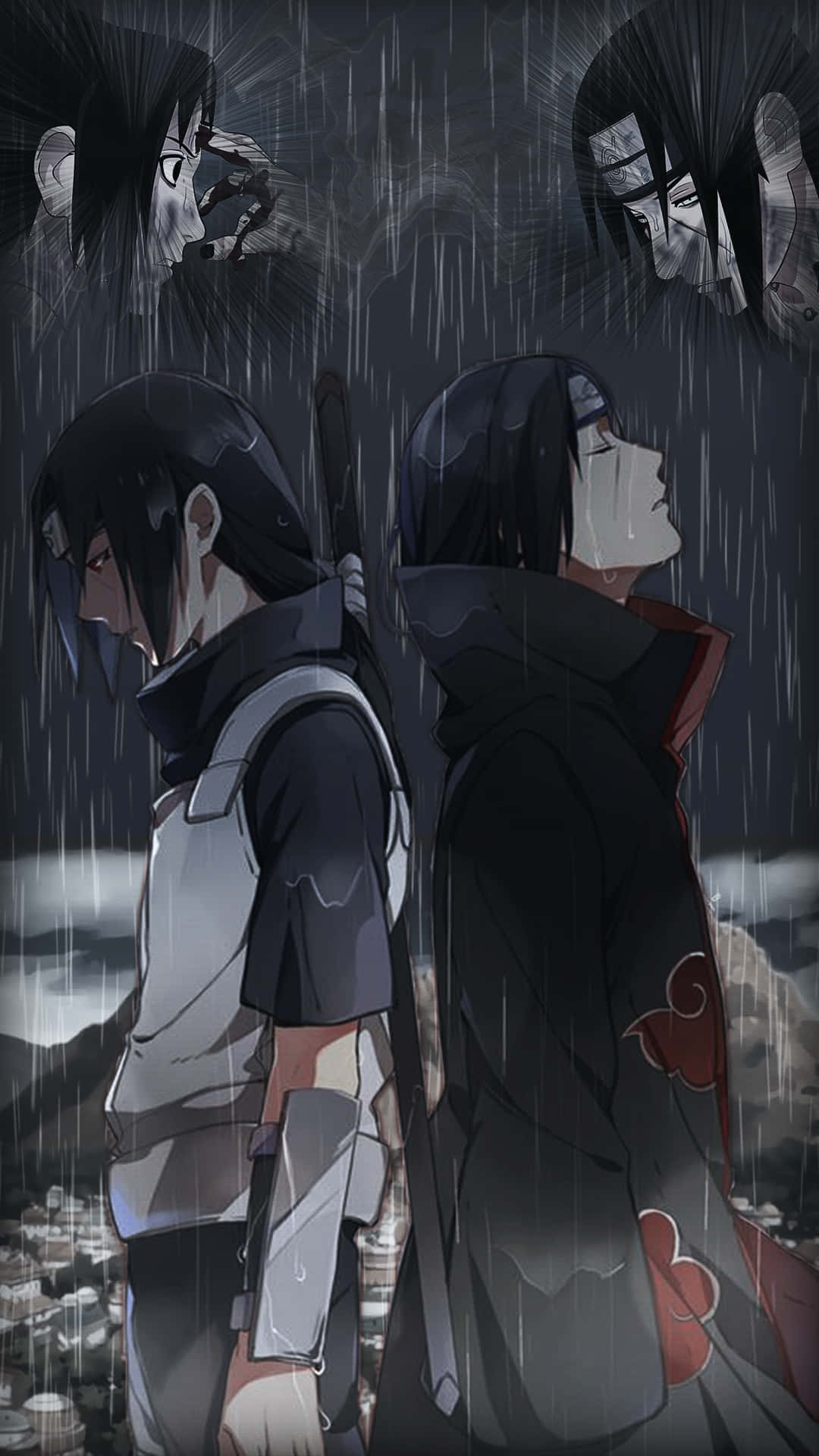 Naruto Itachi Dual Personality Background