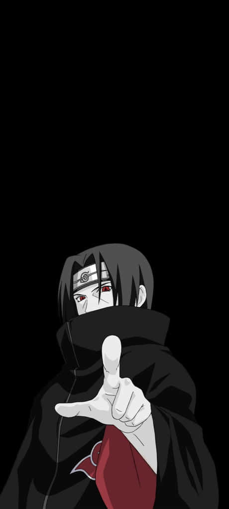 Naruto Itachi Pointing His Fingers Background