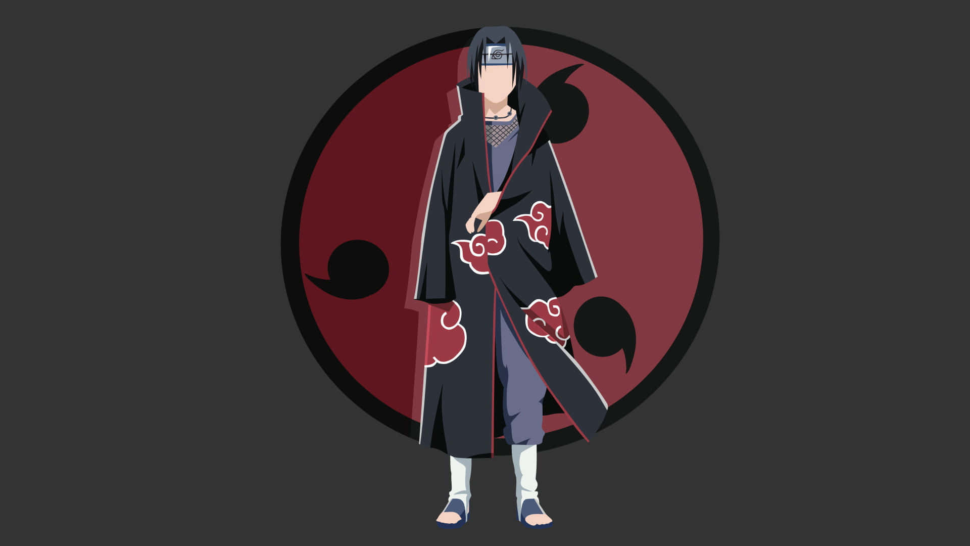 Naruto Itachi Uchiha Using The Sharingan Background