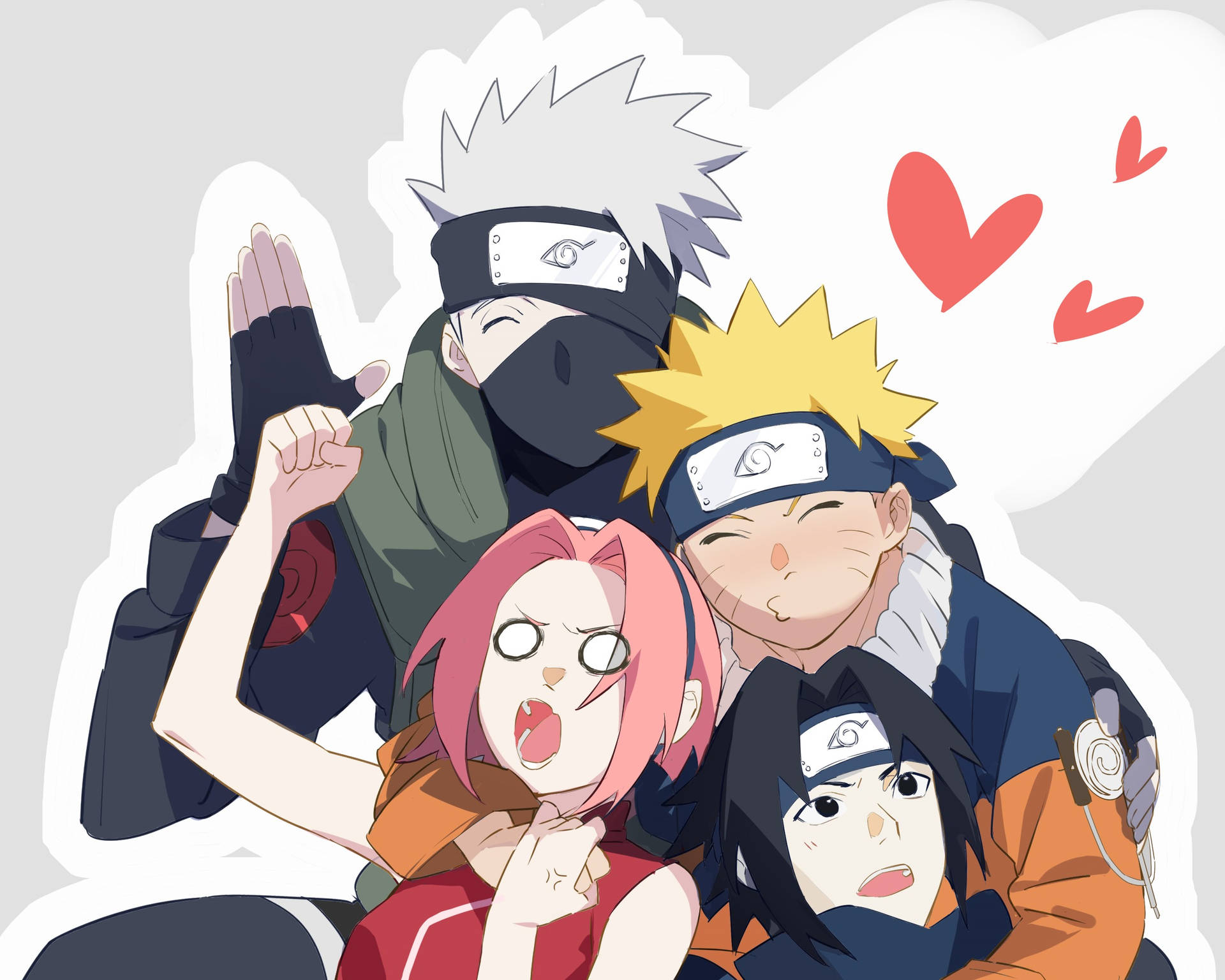 Naruto Kakashi And Friends Background