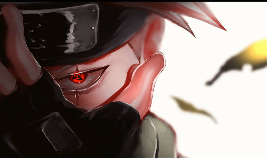Naruto Kakashi Eye Scar Background