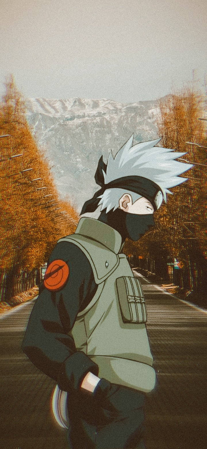 Naruto Kakashi Mountain Art Background