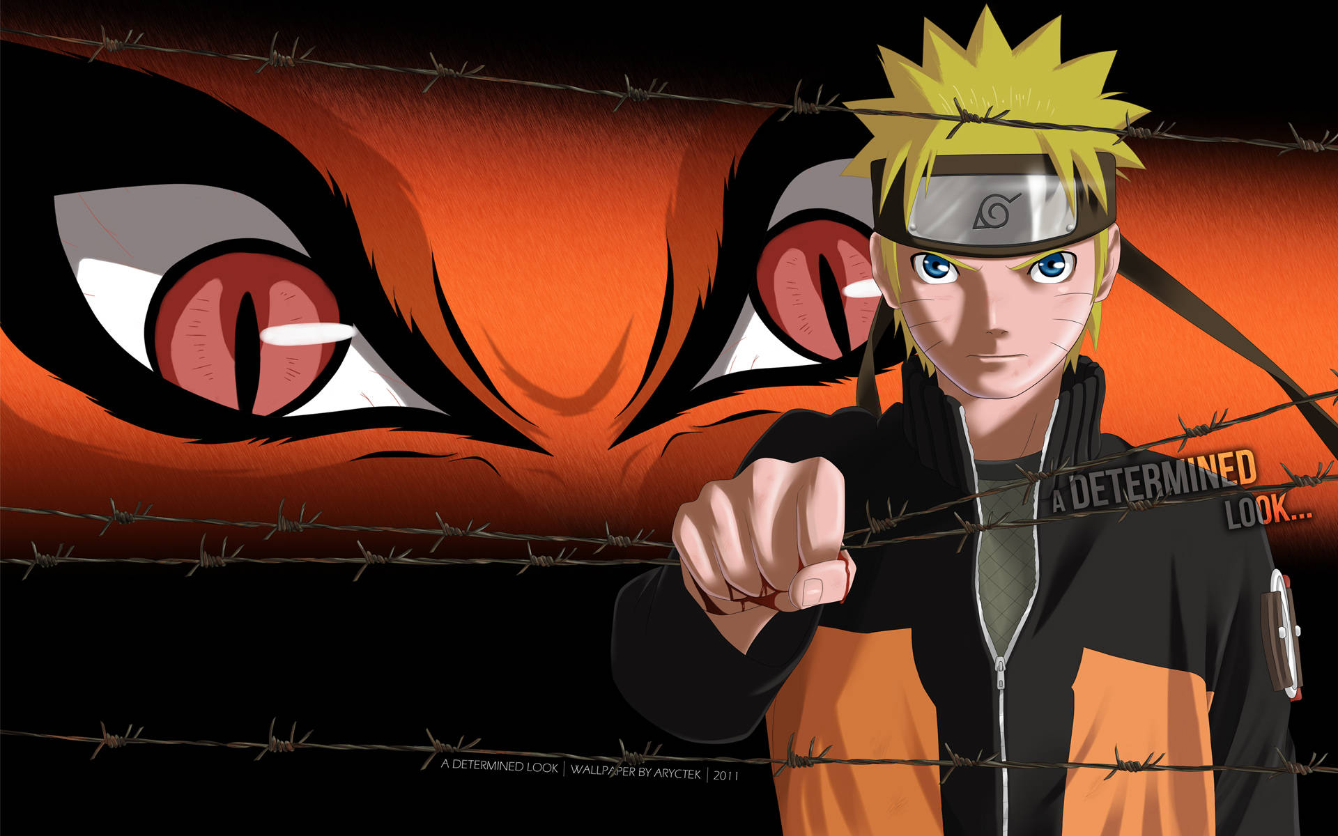 Naruto Kurama And Uzumaki Illustration Art Background