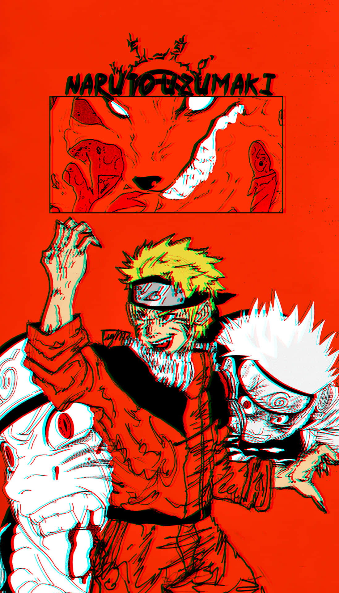 Naruto Kurama Arti Phone Wallpaper Background