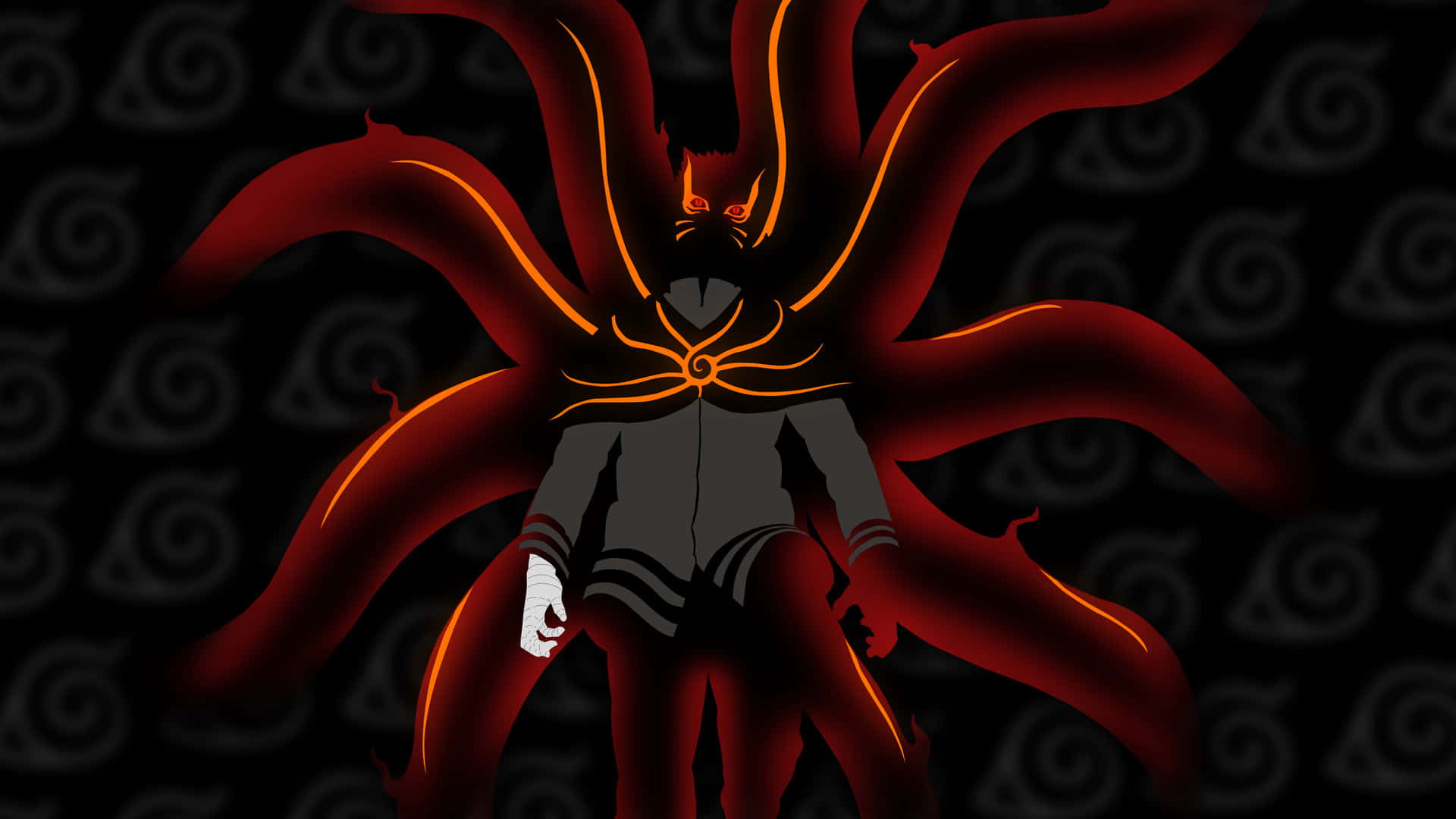 Naruto Kurama Chakra Mode Background