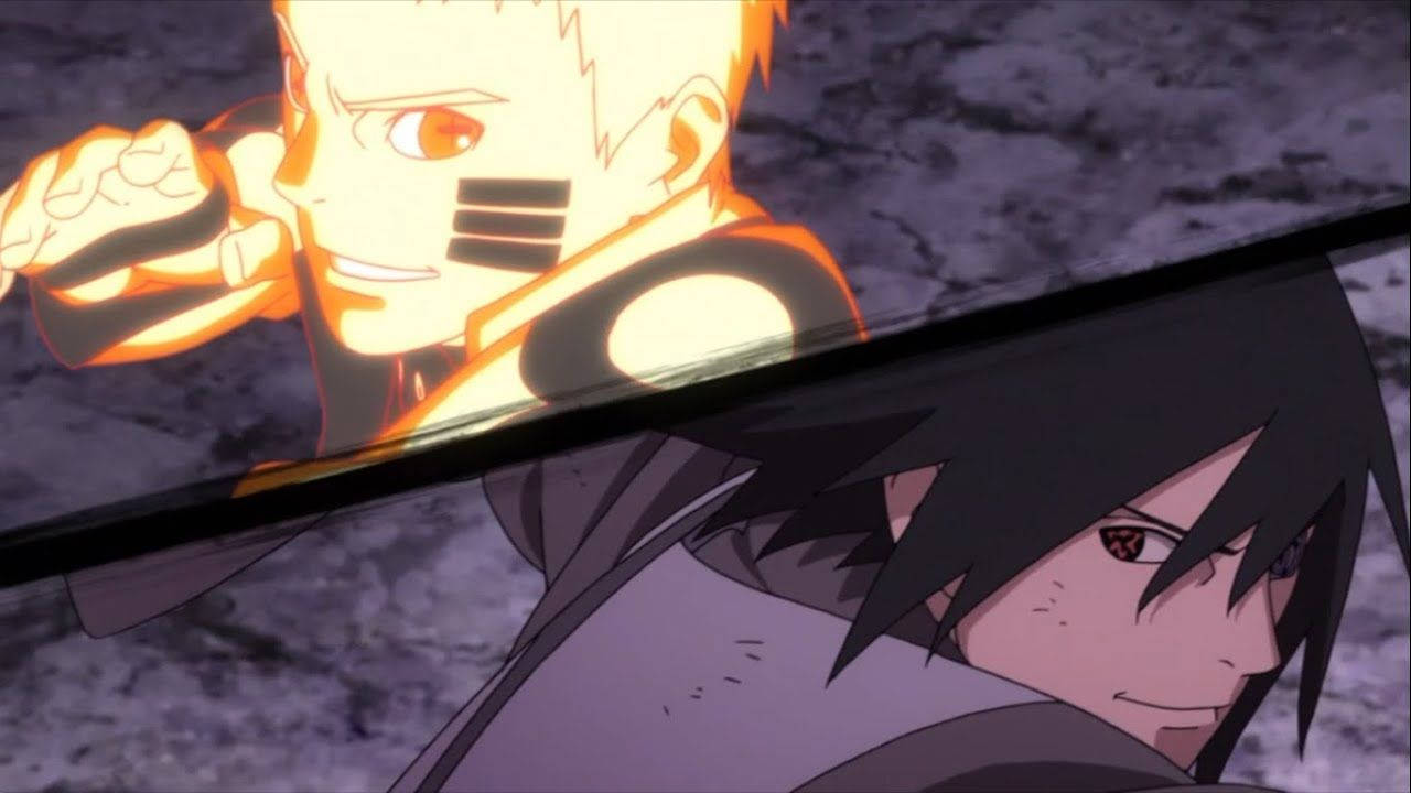 Naruto Live Sasuke Fight Split-screen Background