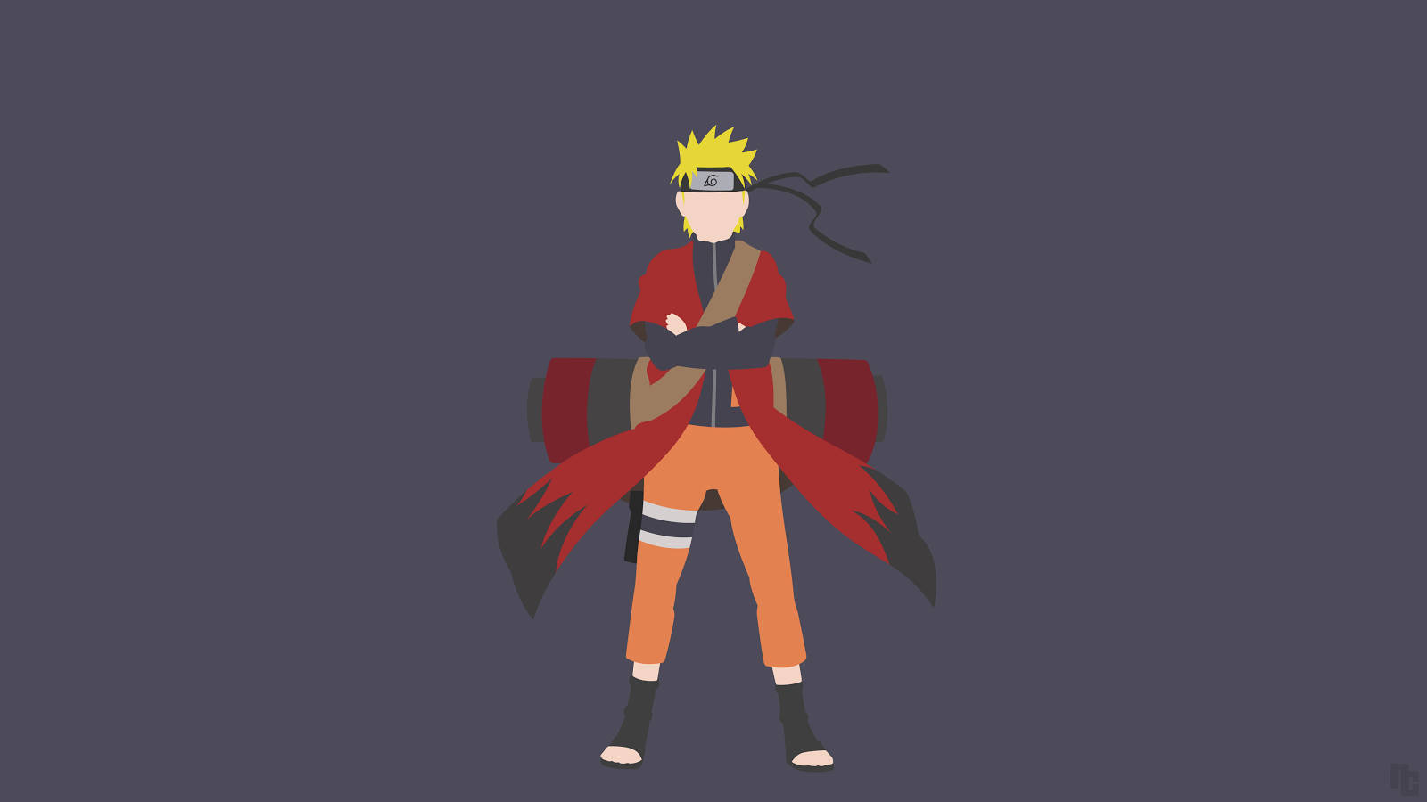 Naruto Minimalist Anime Background
