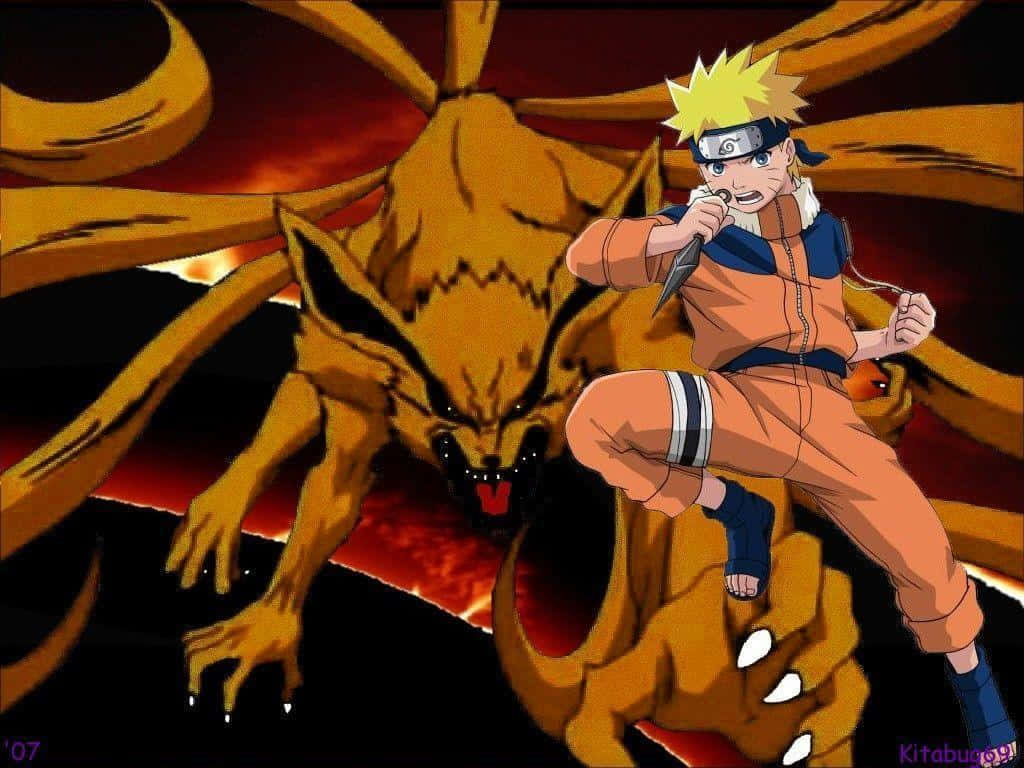 Naruto Nine Tails Fox Form Background