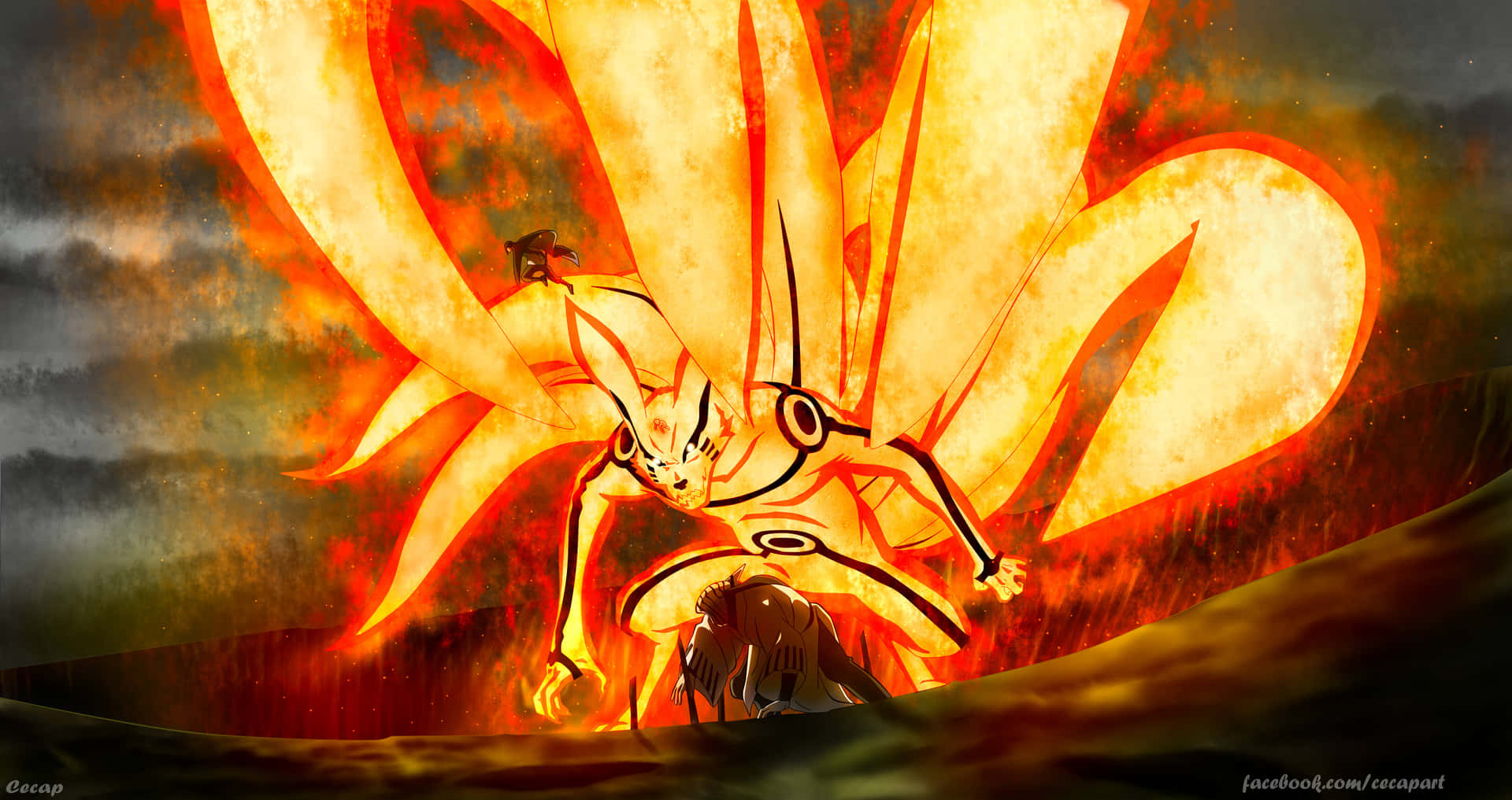 Naruto Nine Tails Transformation Background