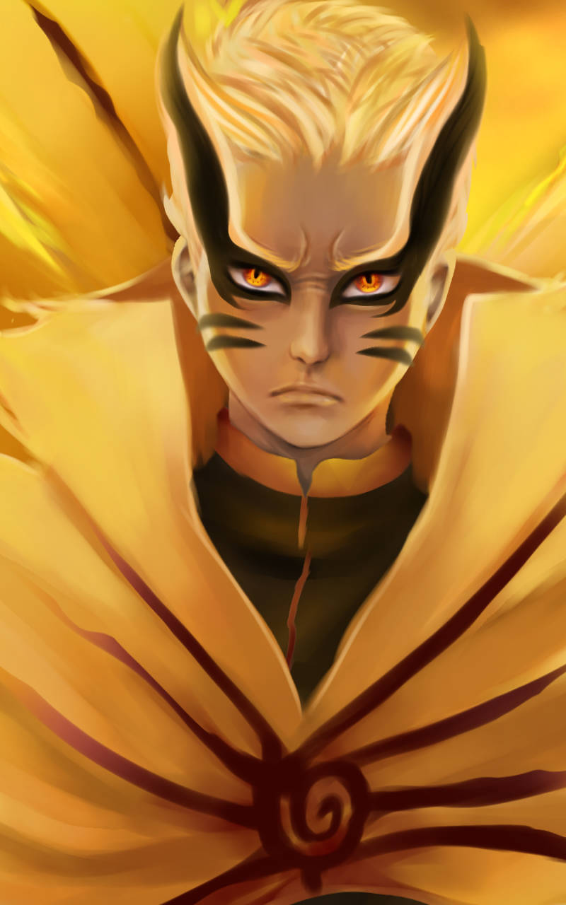 Naruto Orange Eyes Baryon Mode