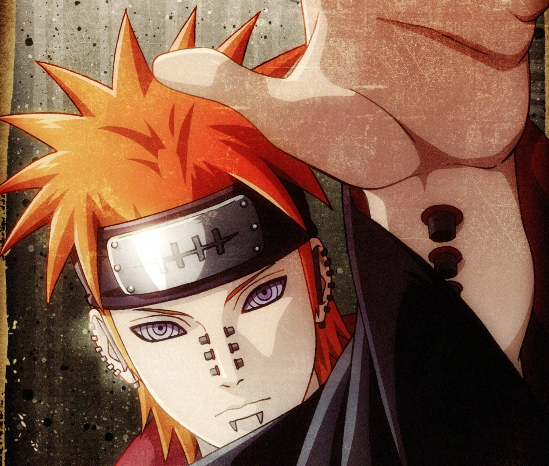 Naruto Pain Looking Up Background