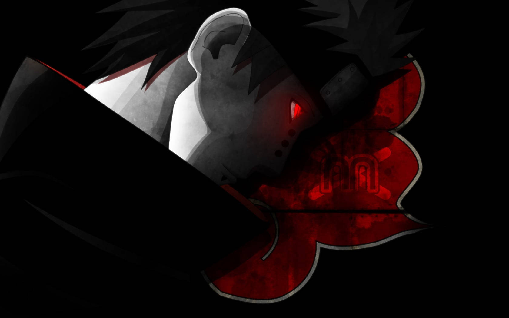 Naruto Pain Red Rinnegan Background