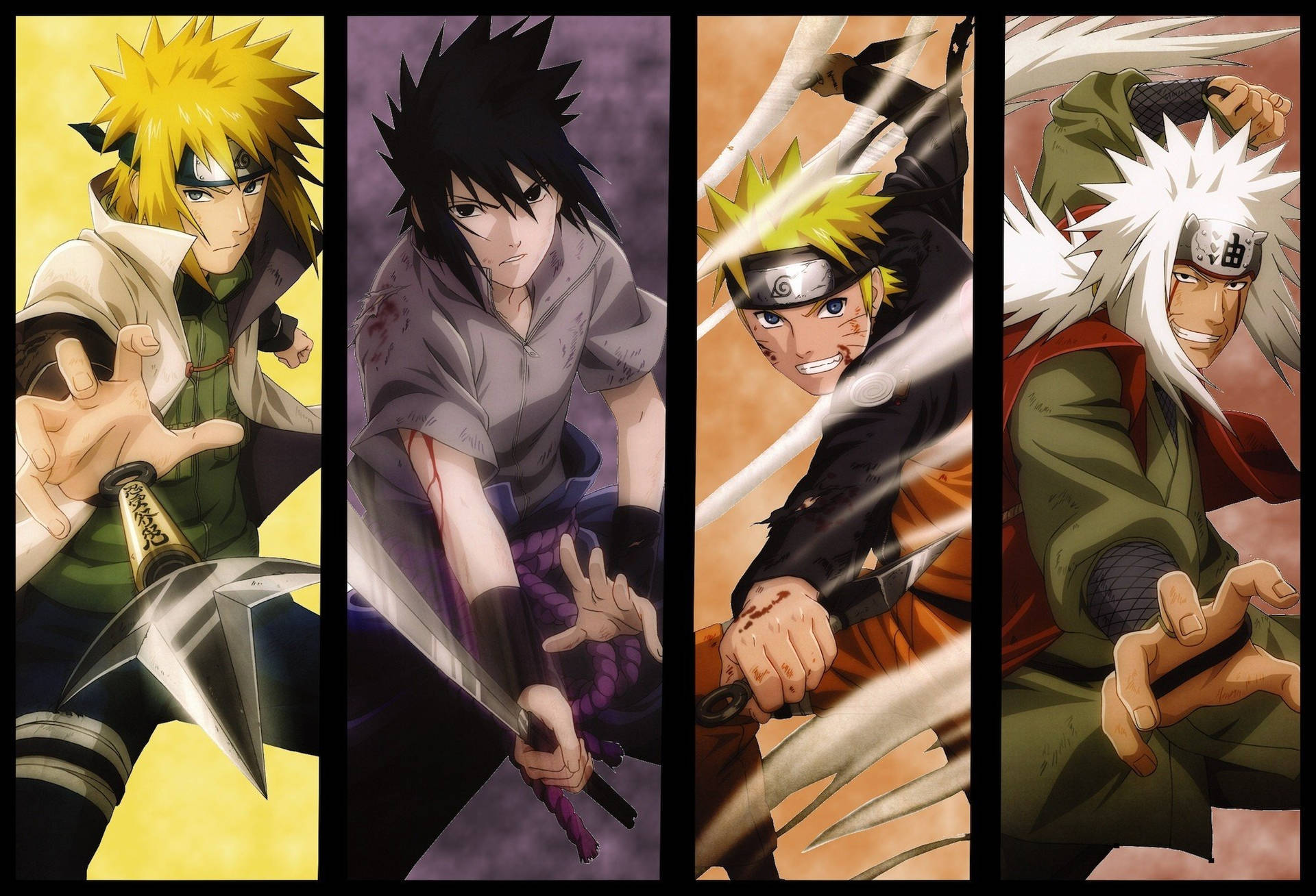 Naruto Poster And Other Ninjas Background