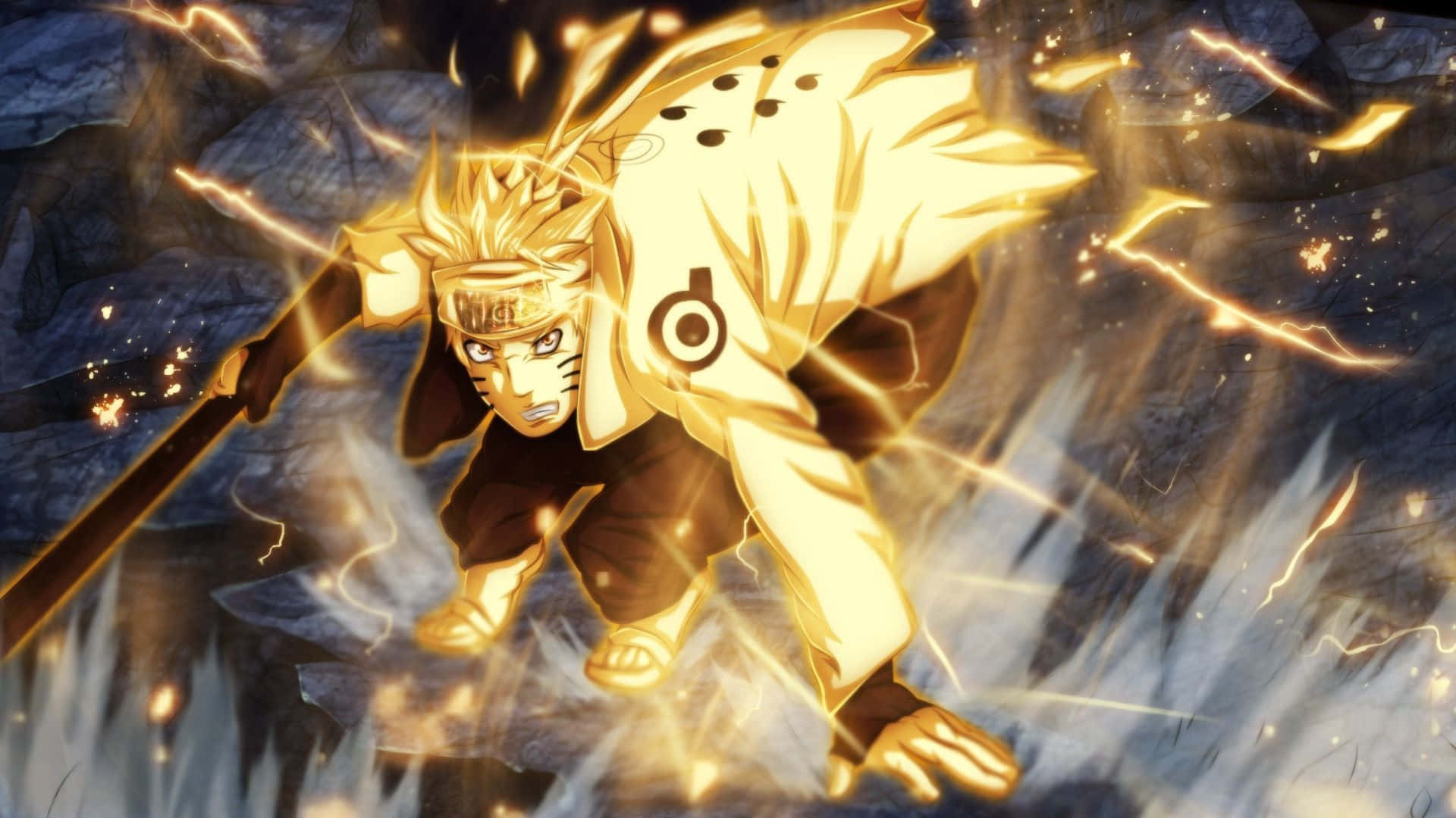 Naruto Powerful Sage Mode Background