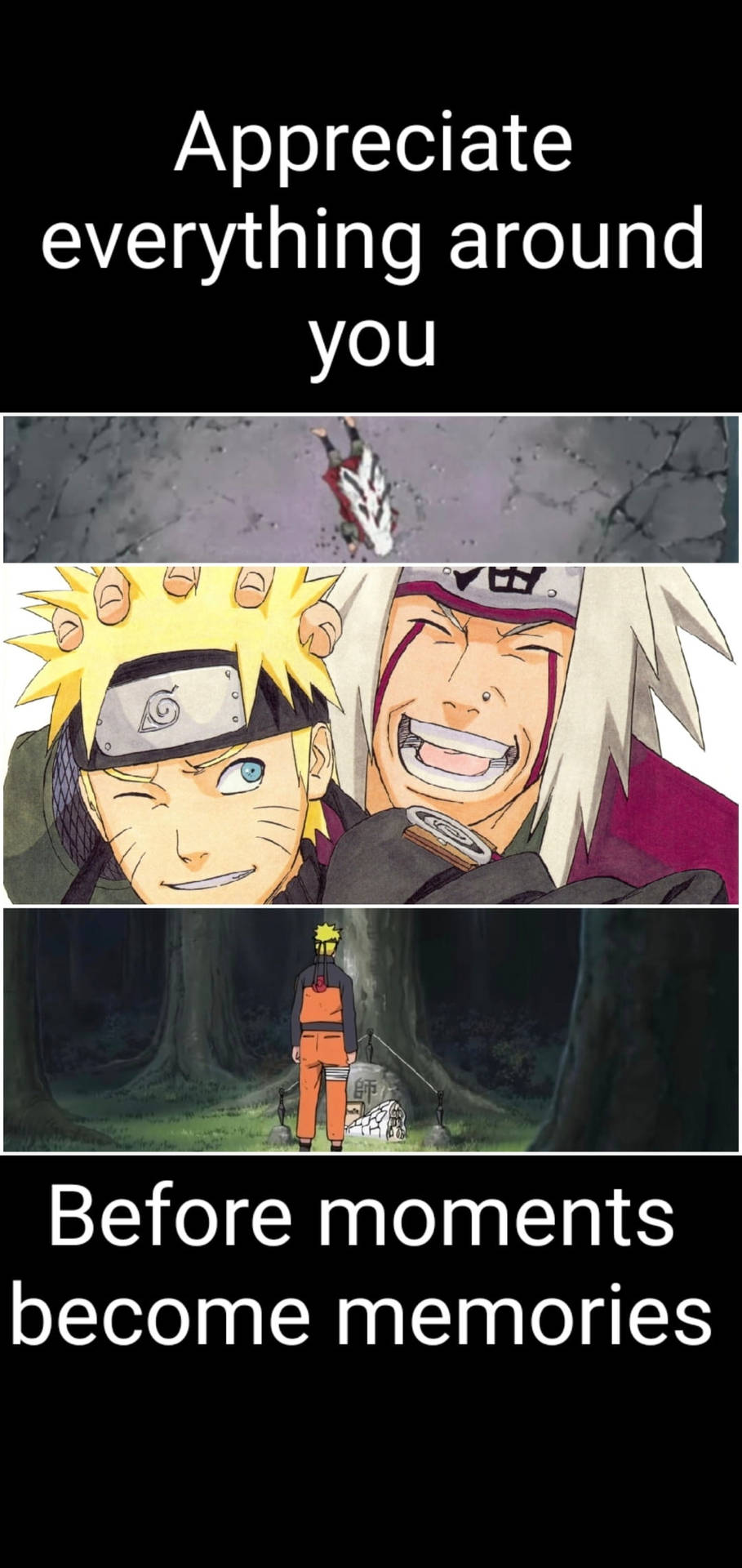 Naruto Quotes Appreciate Everything Background