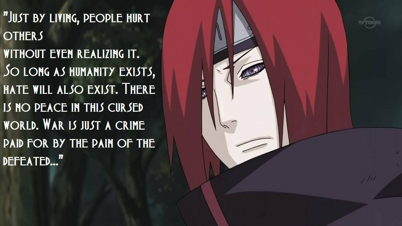 Naruto Quotes Cursed World Background