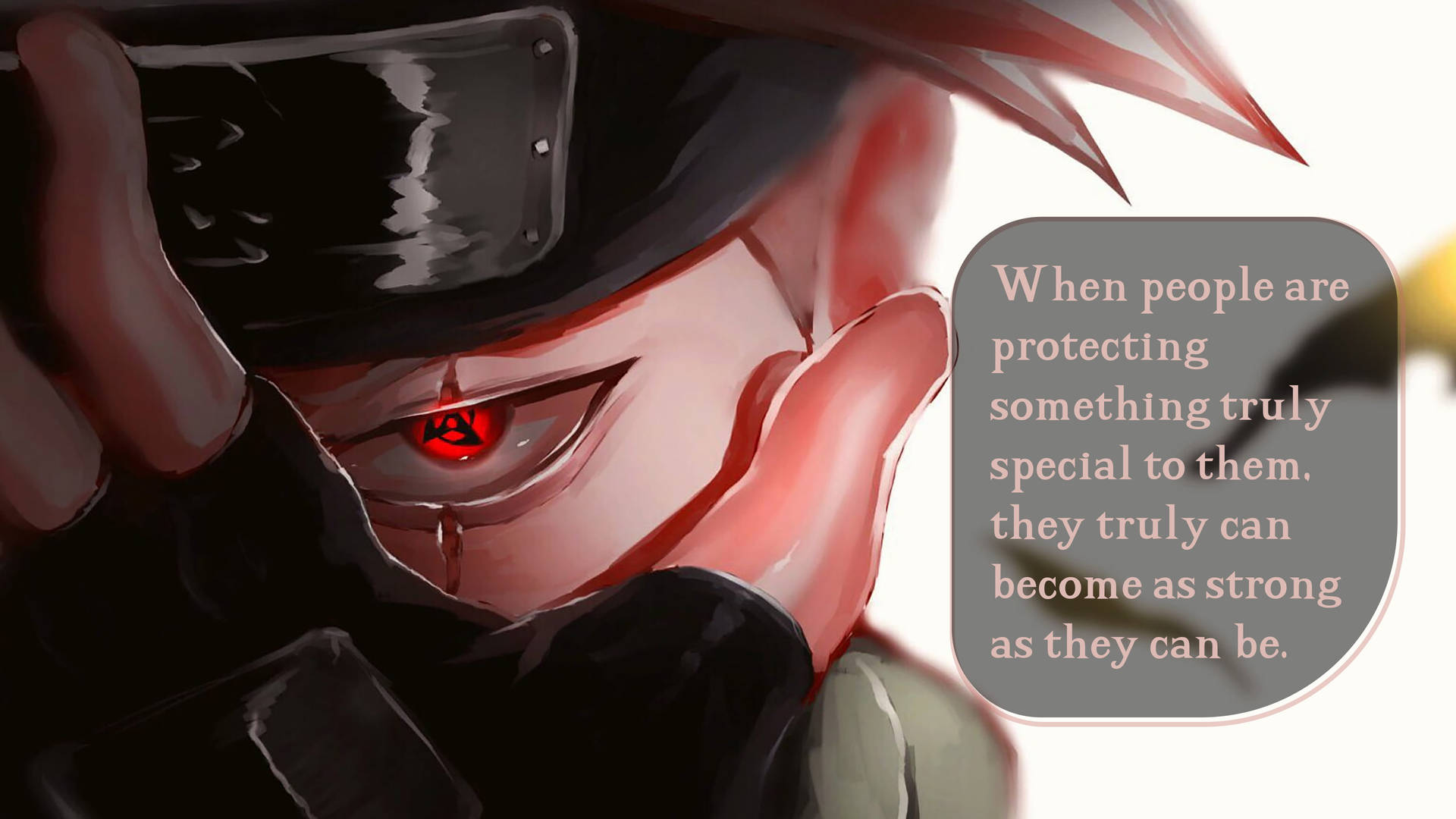 Naruto Quotes From Kakashi Background