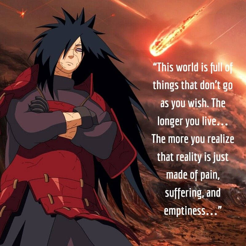 Naruto Quotes Things Don't Go As You Wish Background