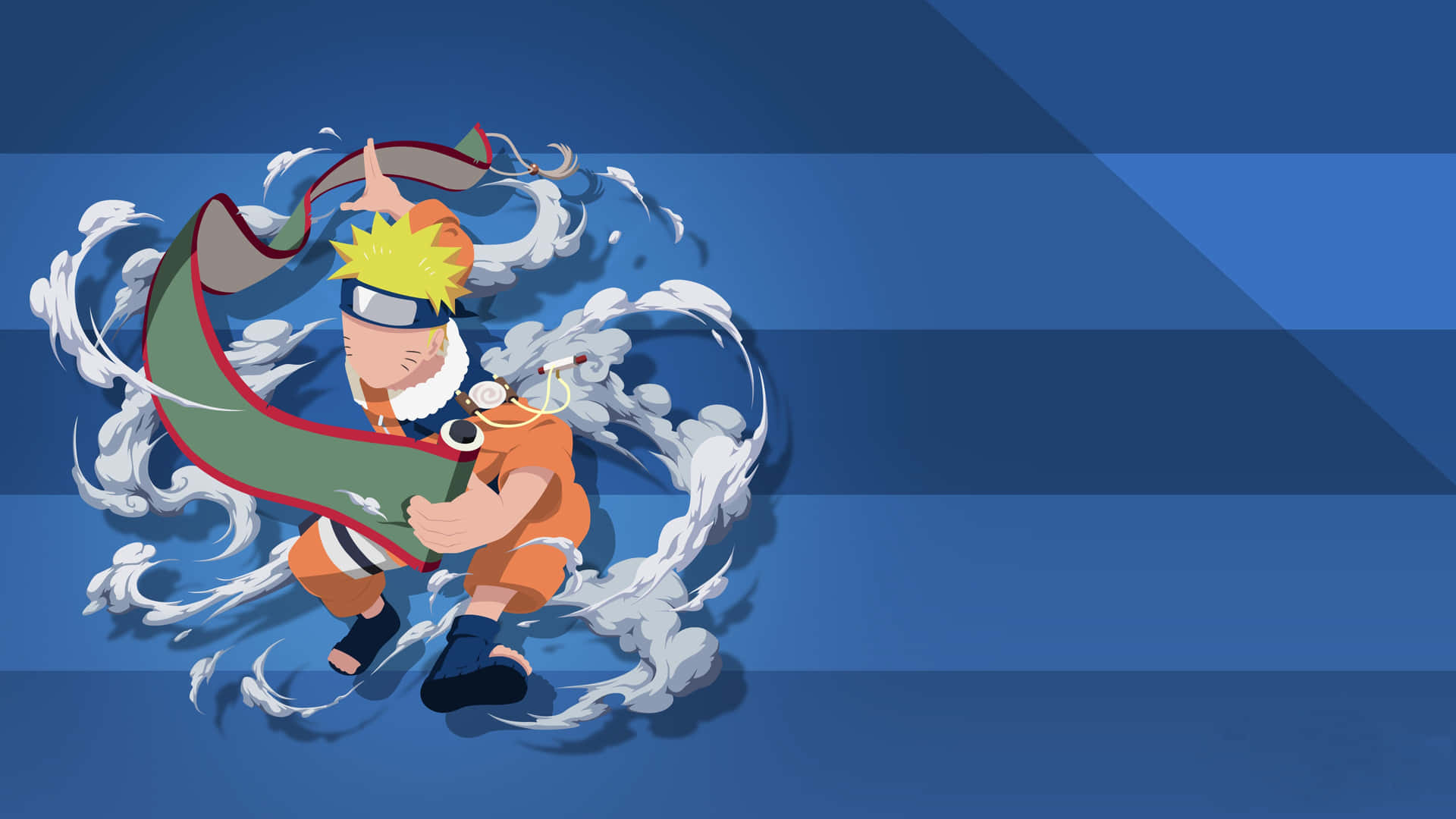 Naruto Rasengan Blue Background Background