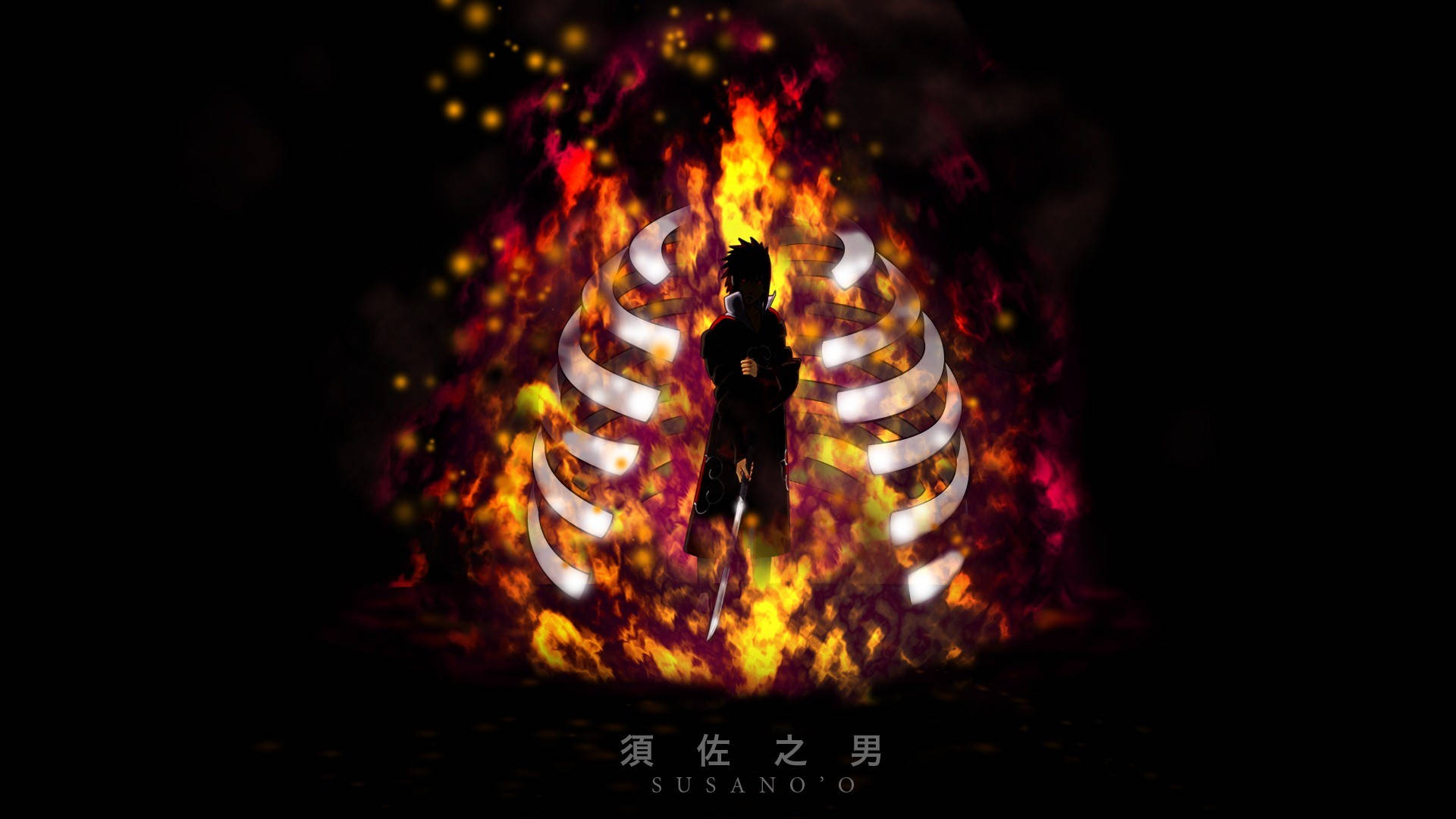 Naruto's Sasuke Susanoo Background