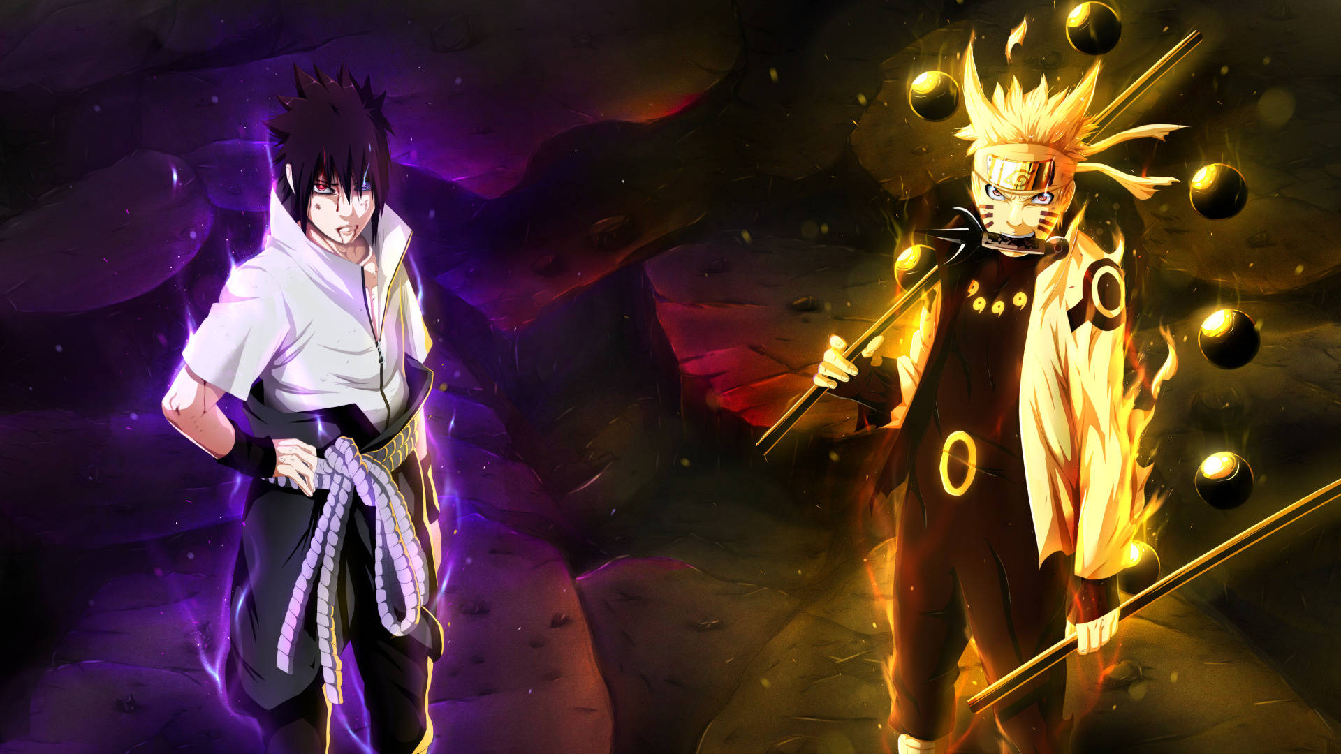 Naruto Sasuke 1920 X 1080 Anime Background